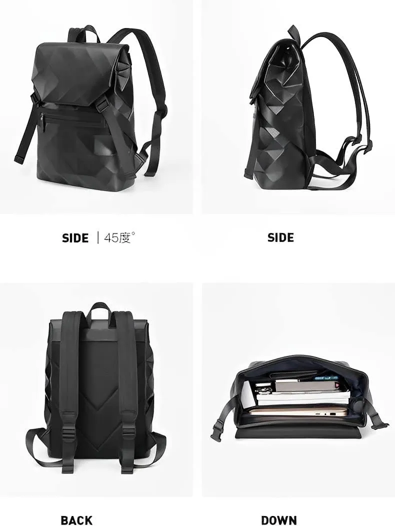 👜 Stylish Diamond Grid Backpack 👜