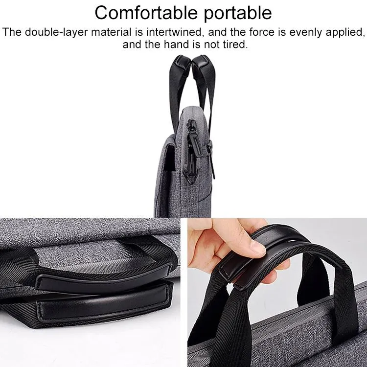 14.1 Inch Laptop Carrying Bag with Shoulder Strap - Handheld Briefcase Style