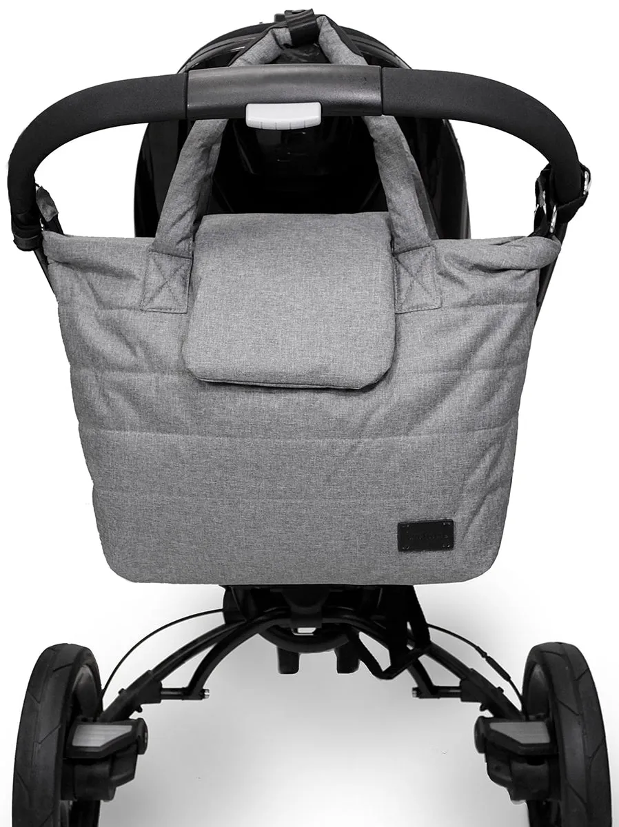 7 A.M. Voyage Capri Diaper Tote - Black