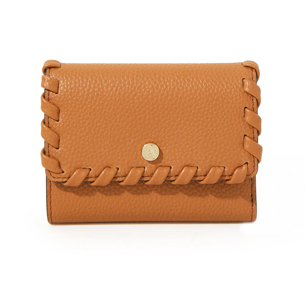 Accessorize London Tan Whipstitch Purse