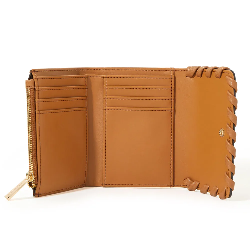 Accessorize London Tan Whipstitch Purse
