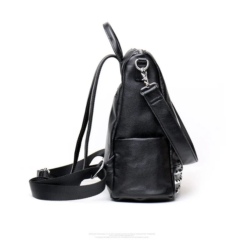 AlliLux Softback Leather Alligator Pattern Backpack