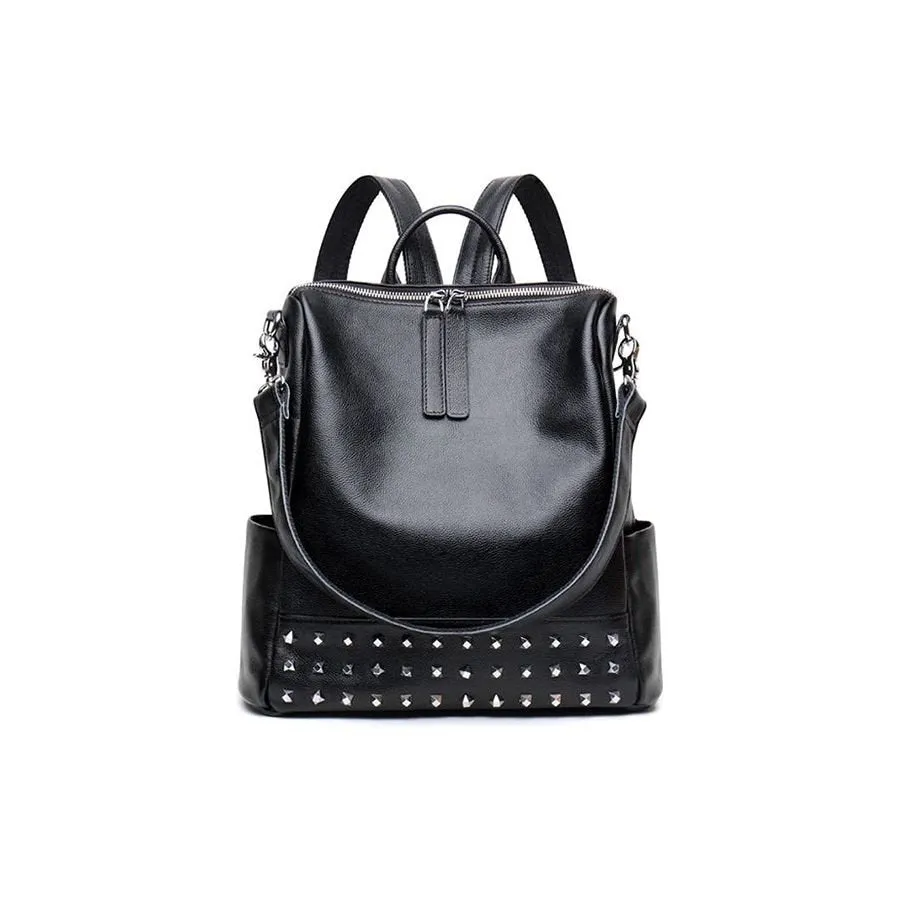 AlliLux Softback Leather Alligator Pattern Backpack