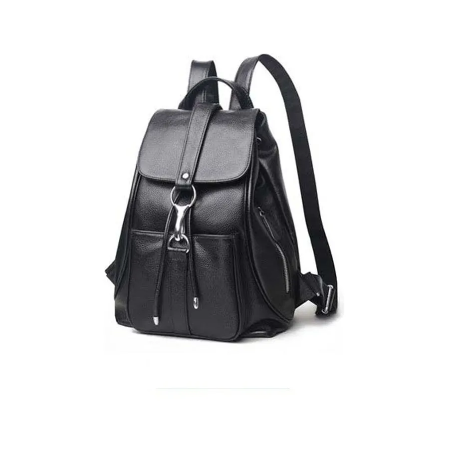 AlliLux Softback Leather Alligator Pattern Backpack