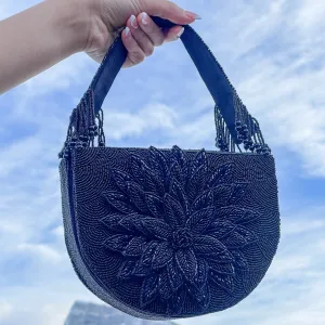 AMARA Beaded Bag (Black)