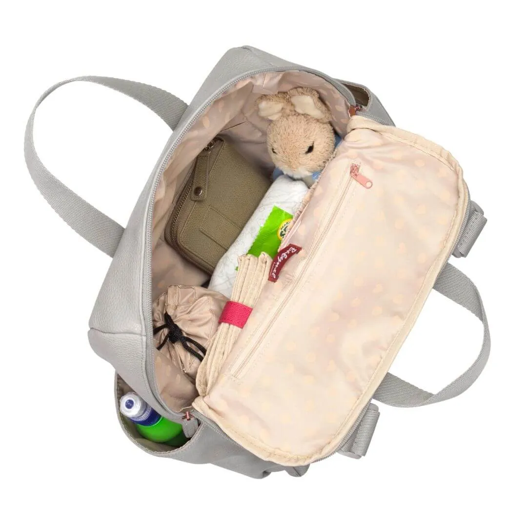 Babymel Robyn Nappy Backpack Vegan Leather Grey