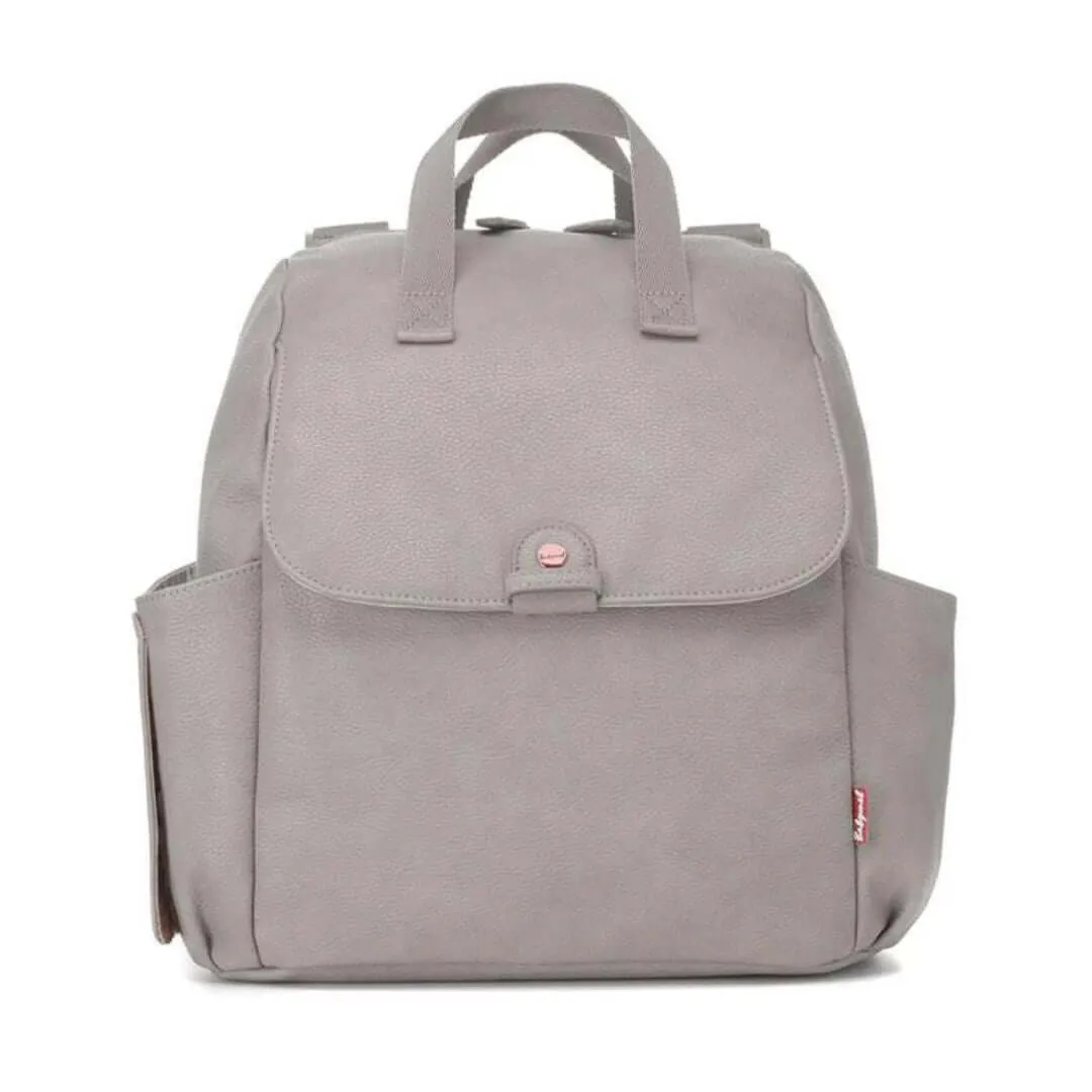 Babymel Robyn Nappy Backpack Vegan Leather Grey