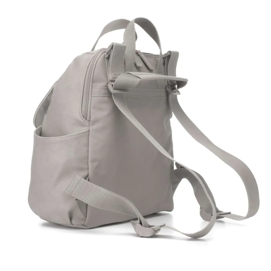 Babymel Robyn Nappy Backpack Vegan Leather Grey