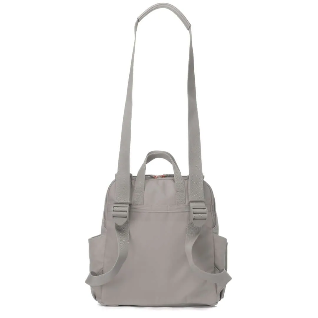 Babymel Robyn Nappy Backpack Vegan Leather Grey
