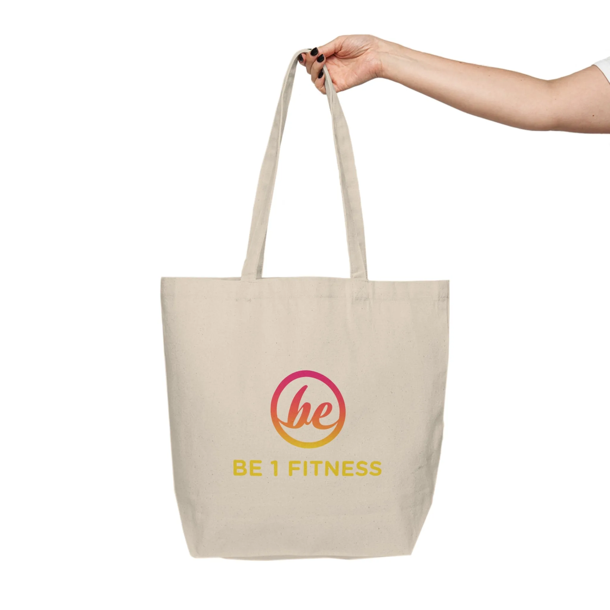 Be 1 Fitness Canvas Shopping Tote
