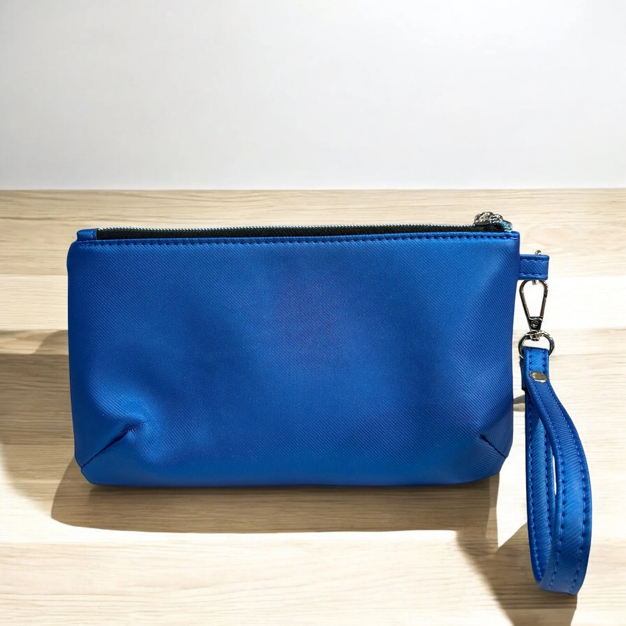 Blue Butterfly Hancrafted Wristlet