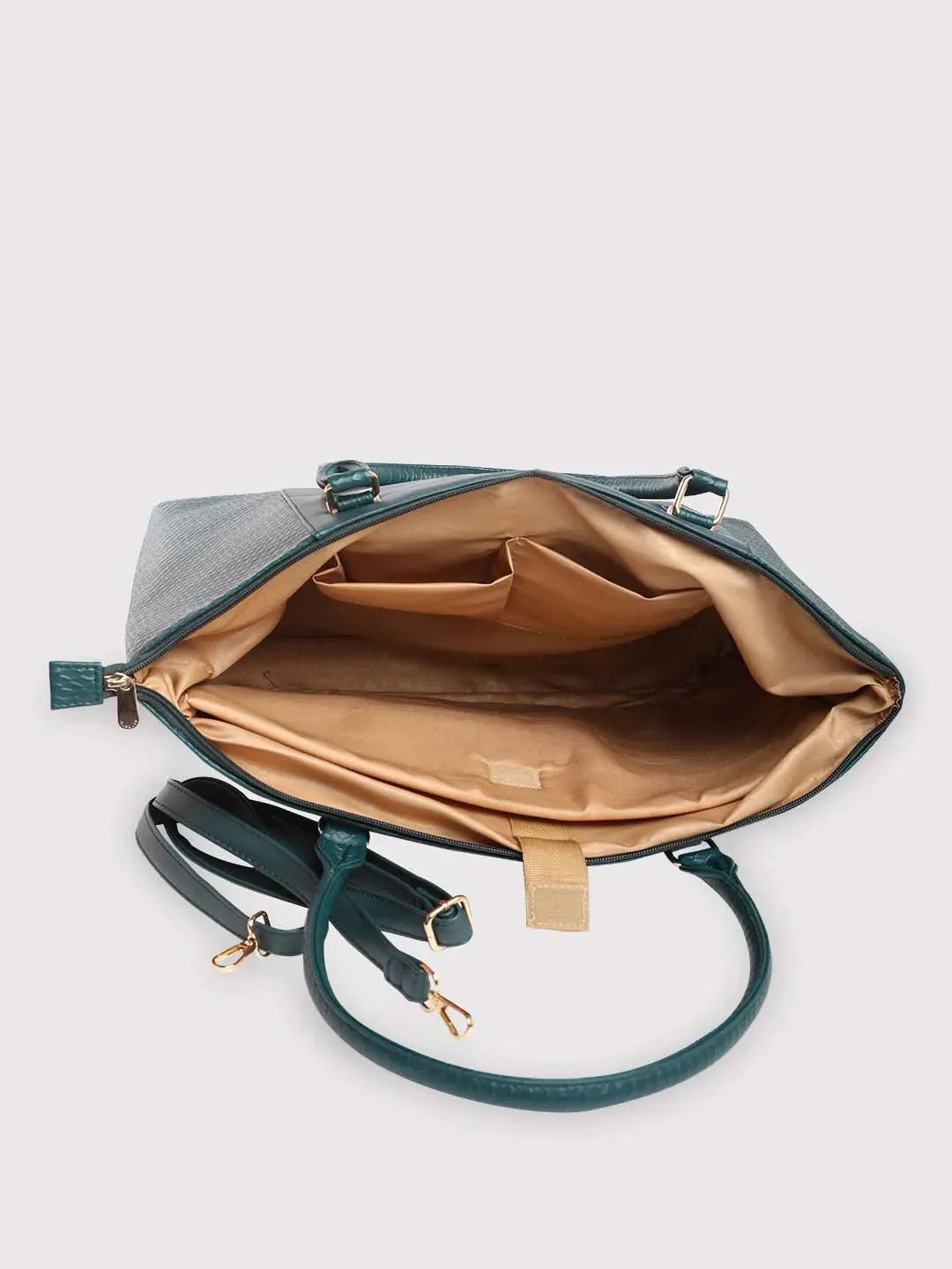 Caprese Fiona Laptop Tote Large Office Handbag Teal