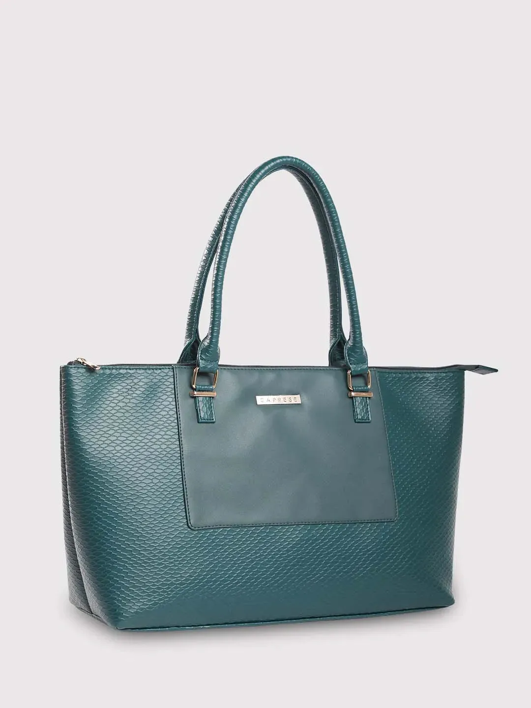 Caprese Fiona Laptop Tote Large Office Handbag Teal