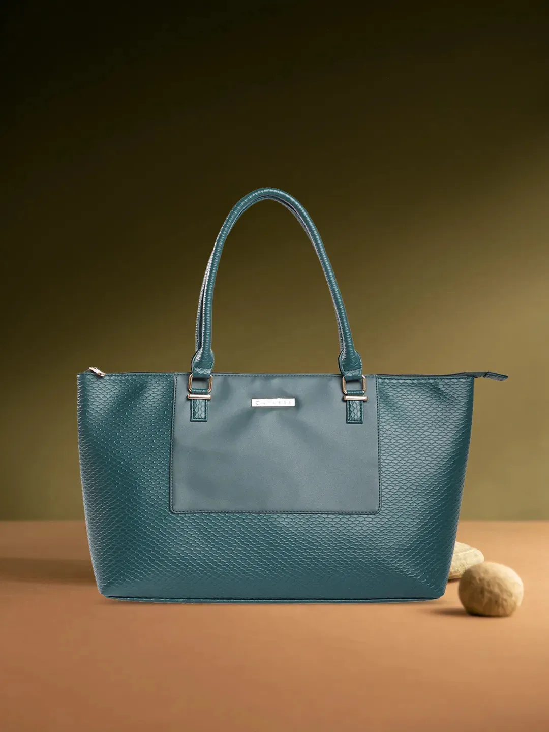 Caprese Fiona Laptop Tote Large Office Handbag Teal