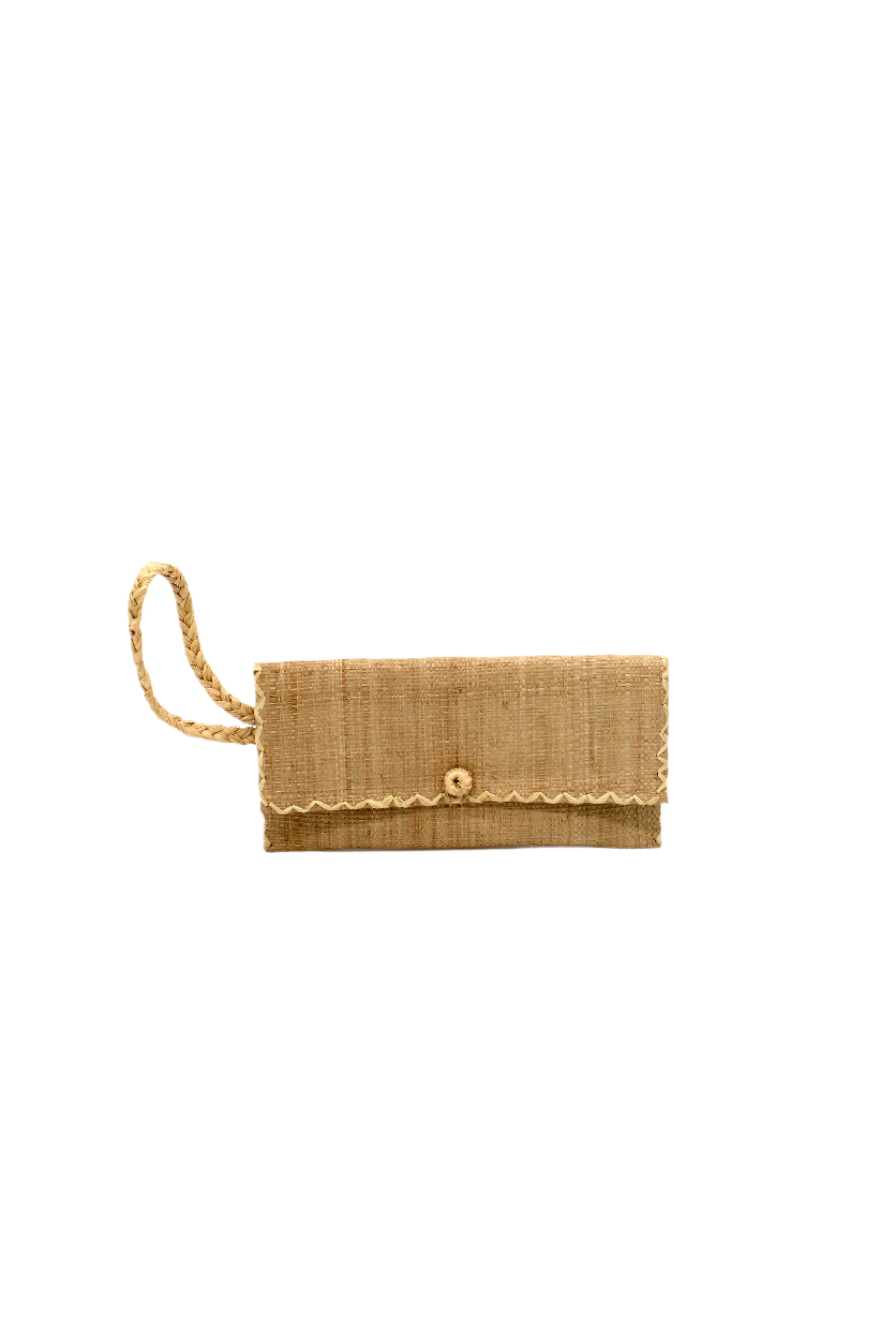 ChiChi Straw Clutch Wristlet Bag