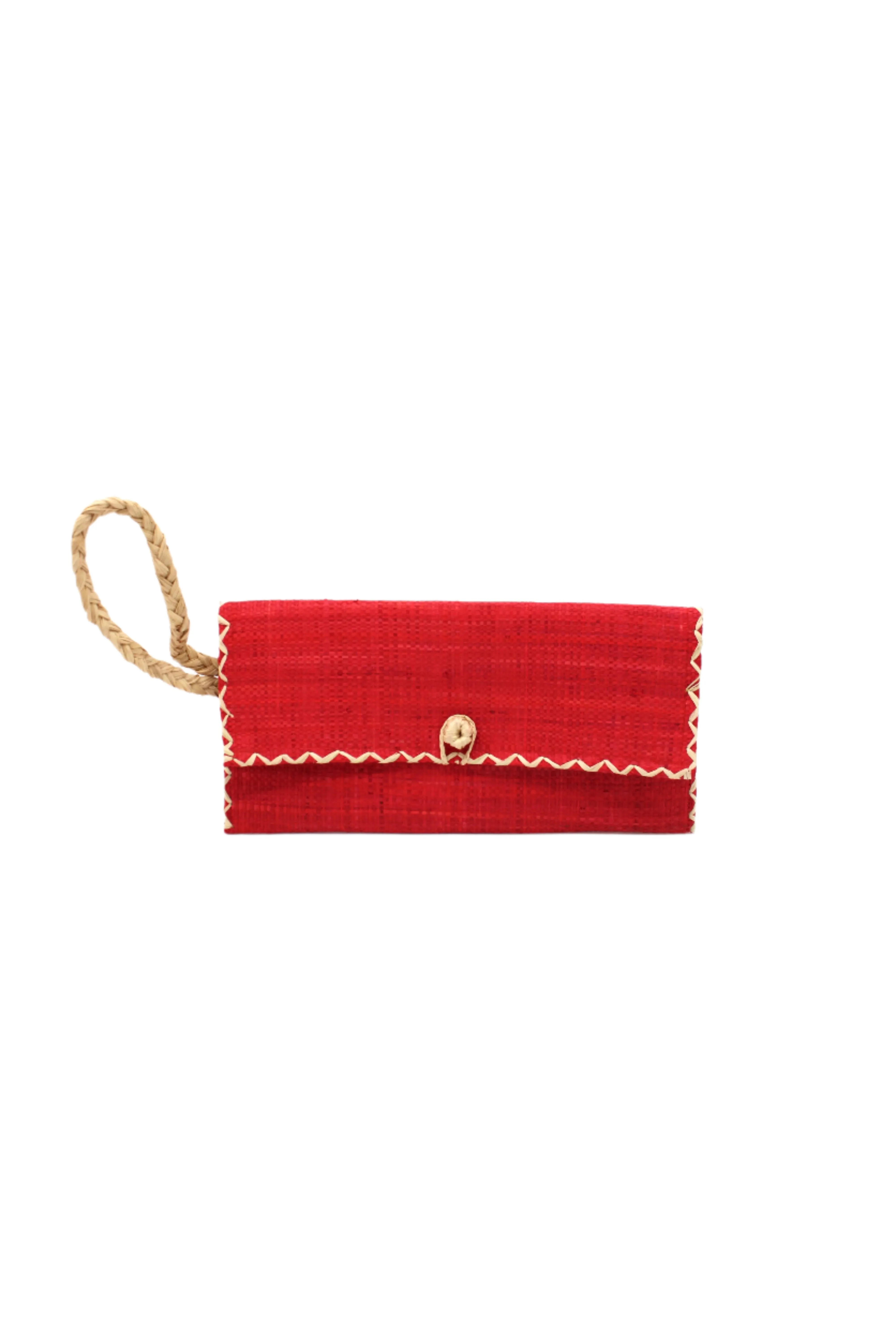 ChiChi Straw Clutch Wristlet Bag