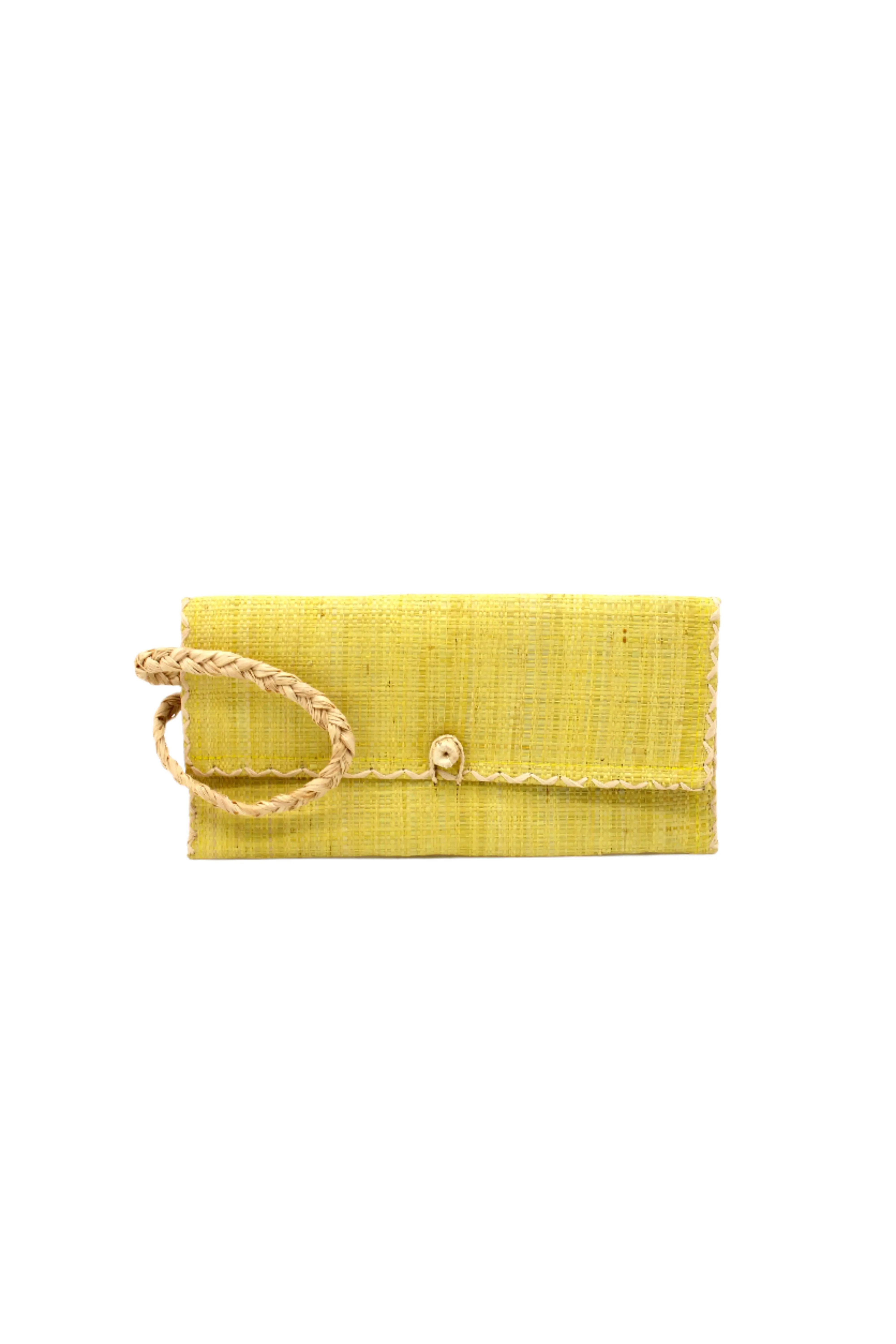 ChiChi Straw Clutch Wristlet Bag