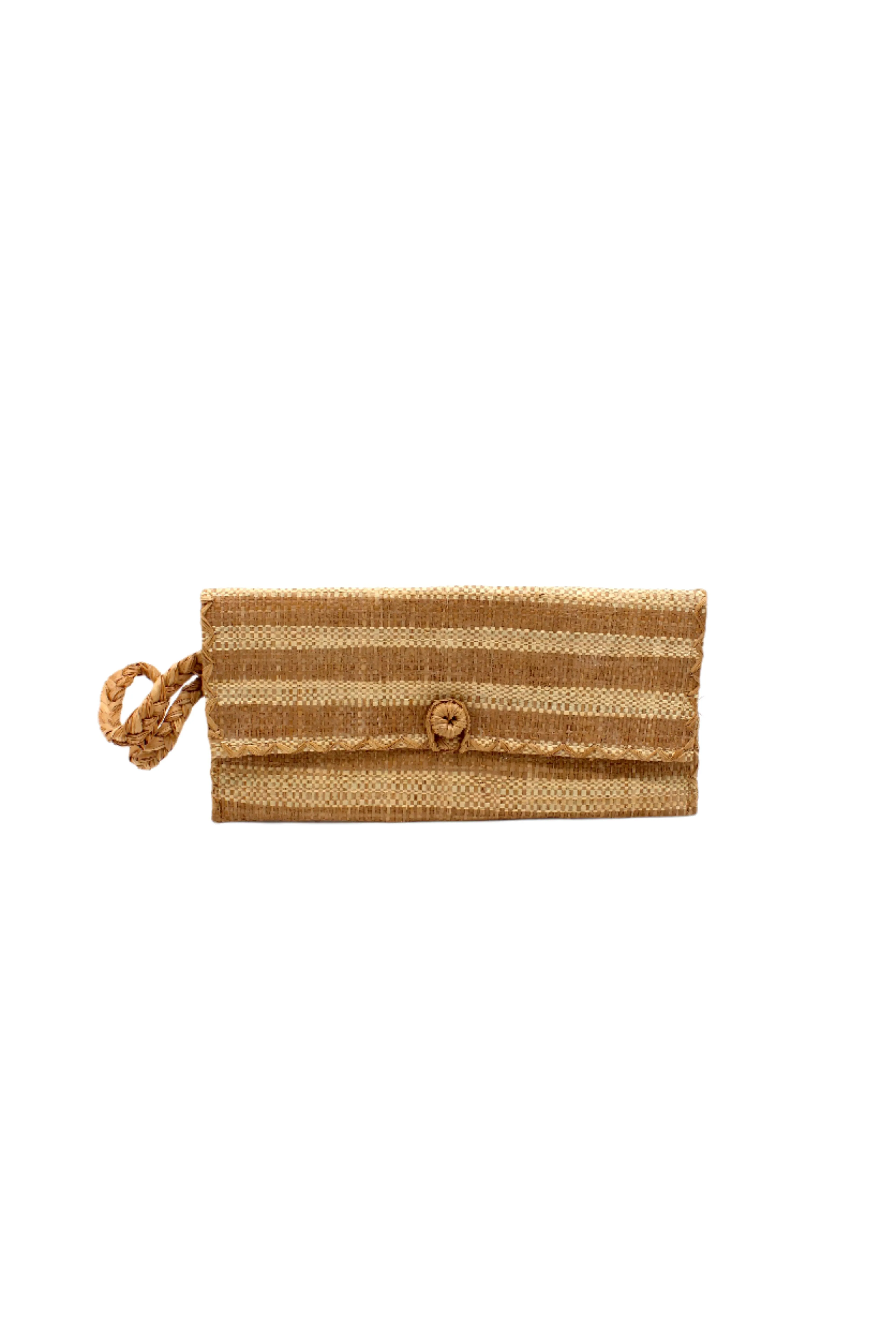 ChiChi Straw Clutch Wristlet Bag