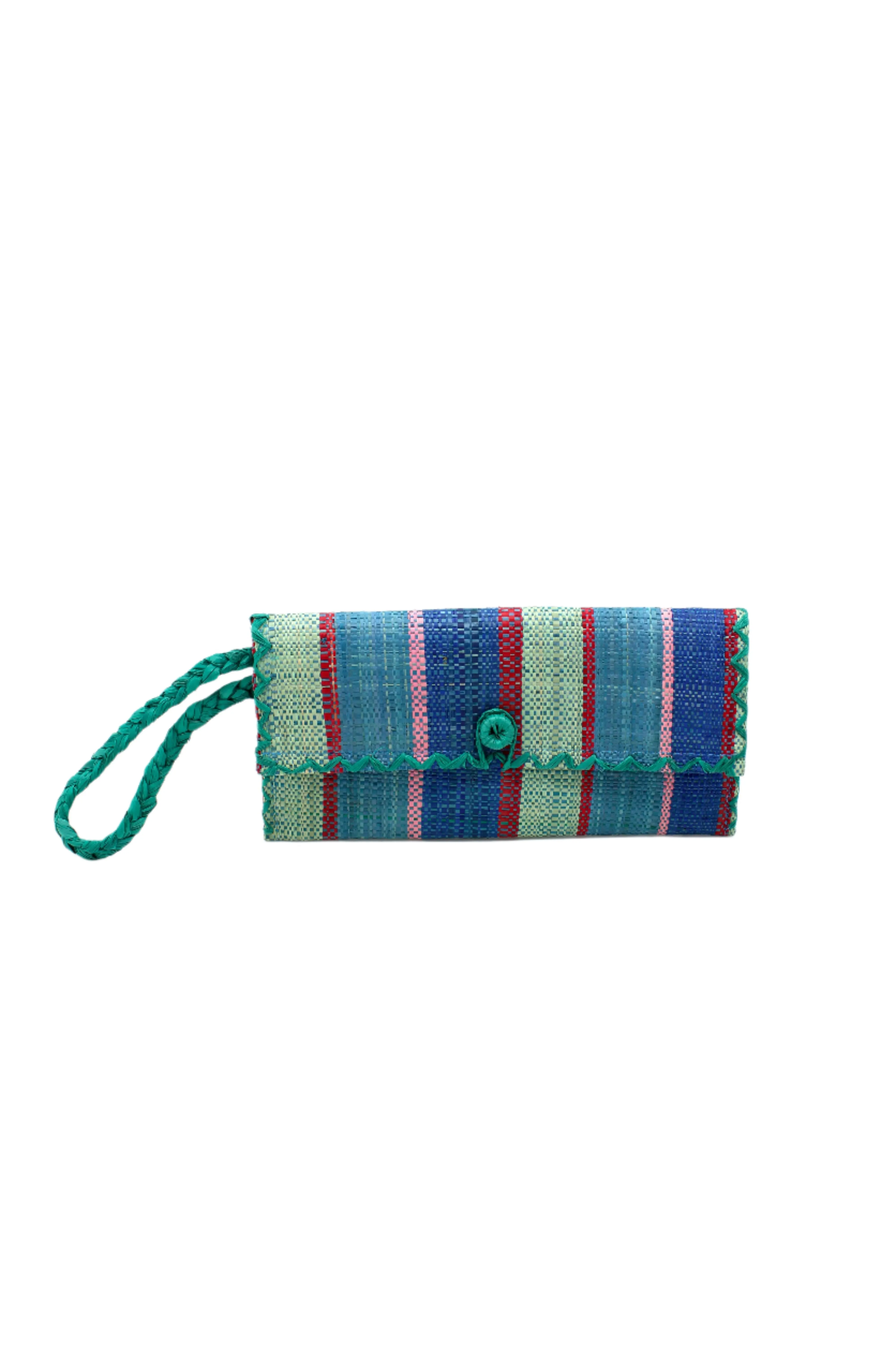 ChiChi Straw Clutch Wristlet Bag