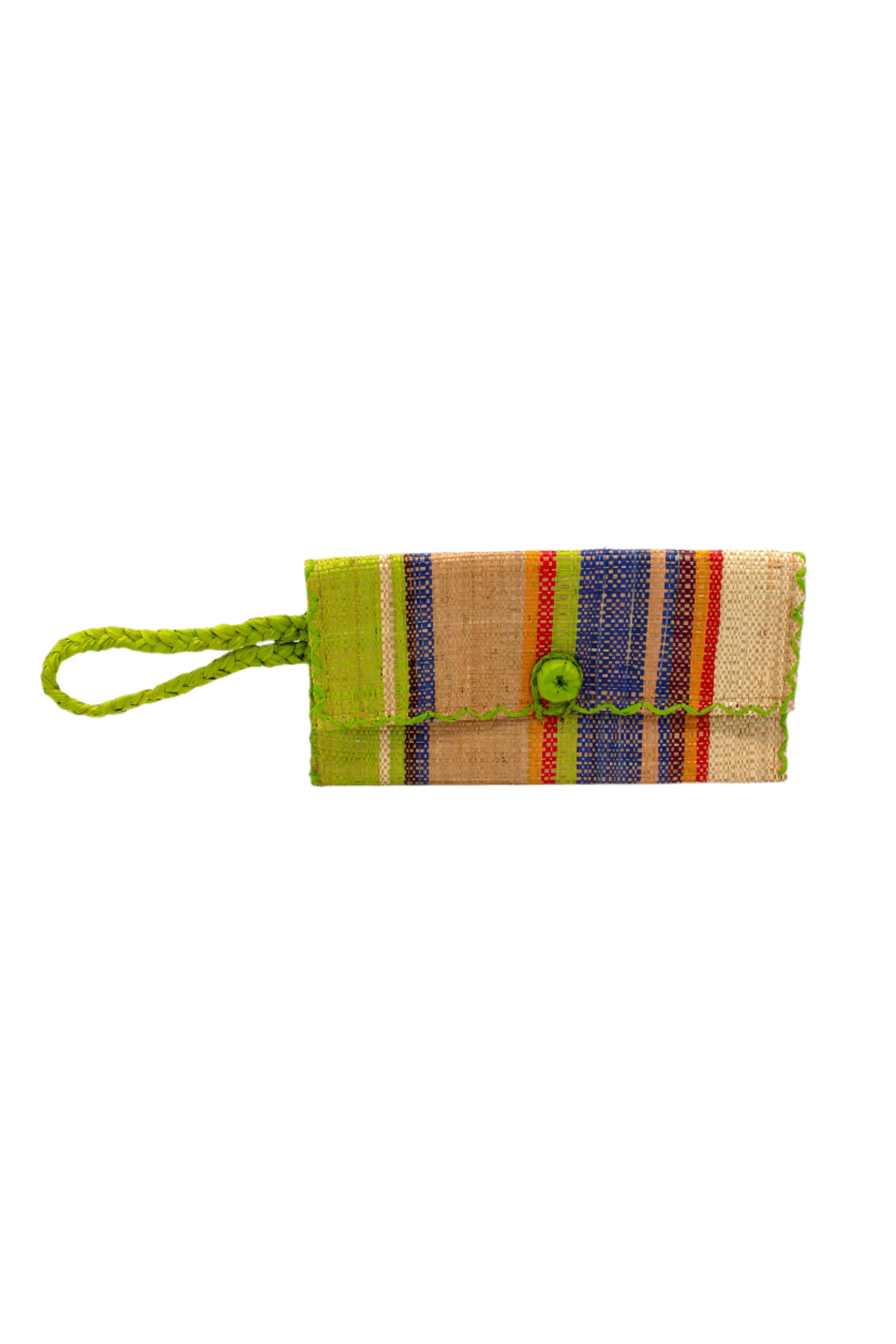 ChiChi Straw Clutch Wristlet Bag