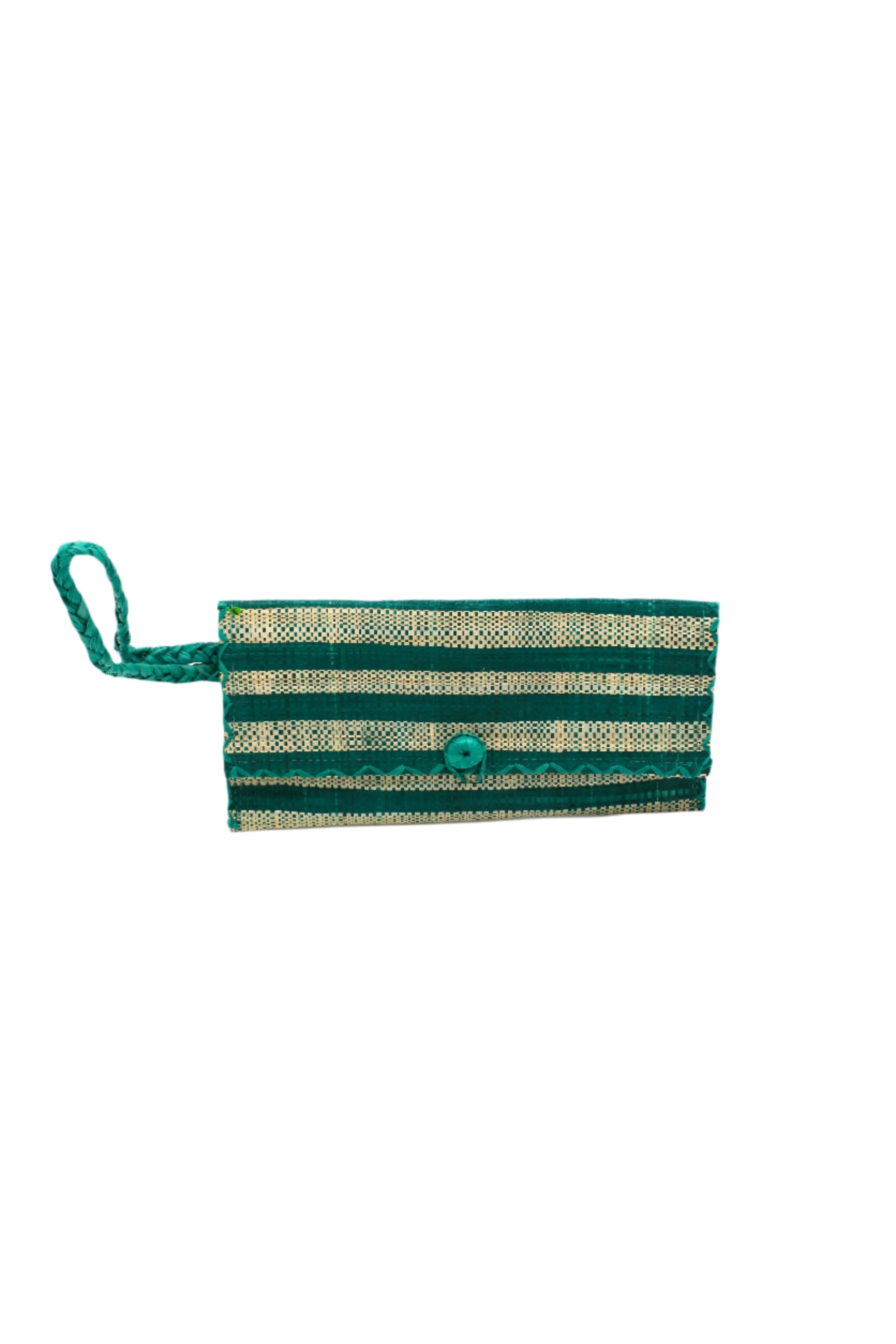 ChiChi Straw Clutch Wristlet Bag