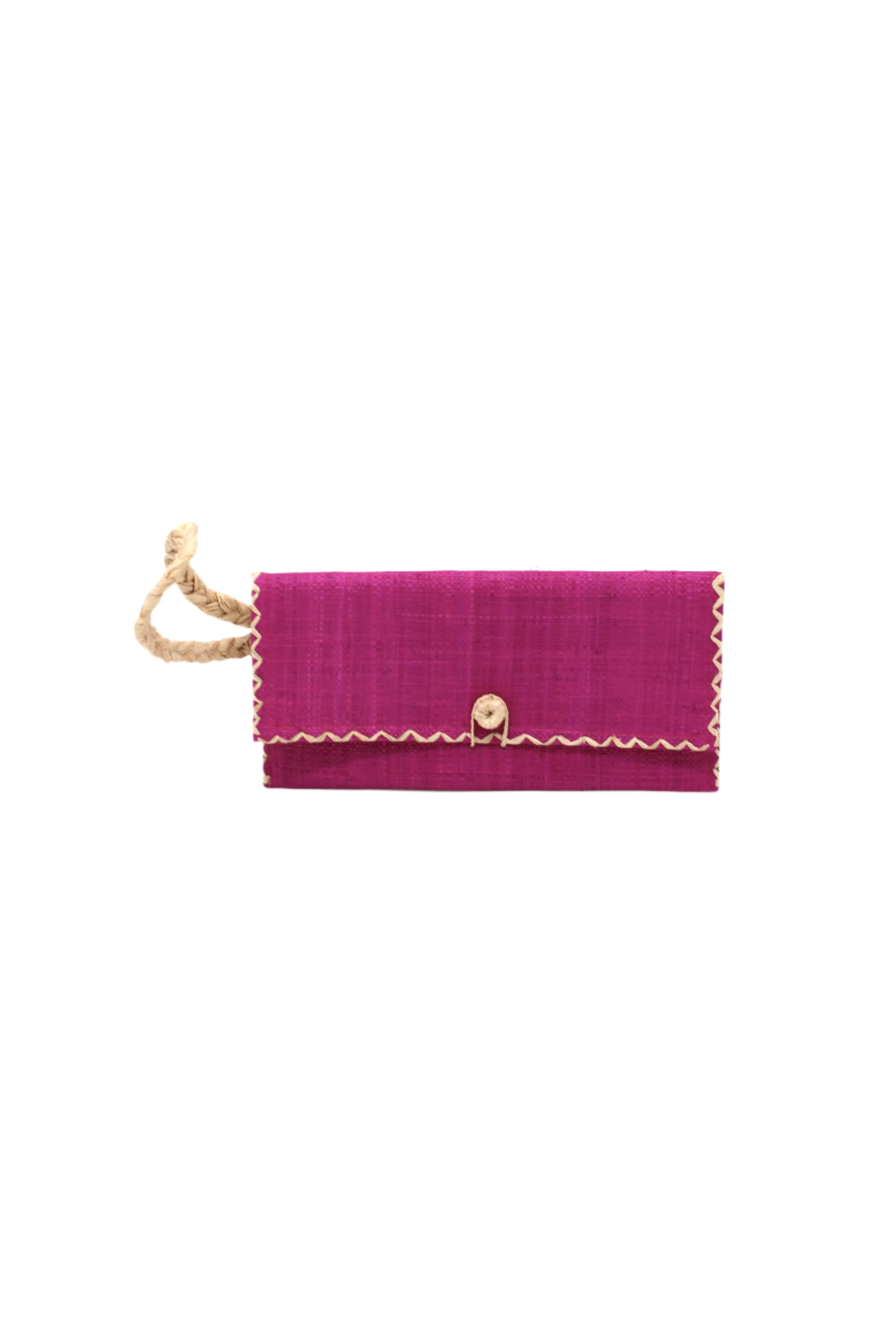 ChiChi Straw Clutch Wristlet Bag