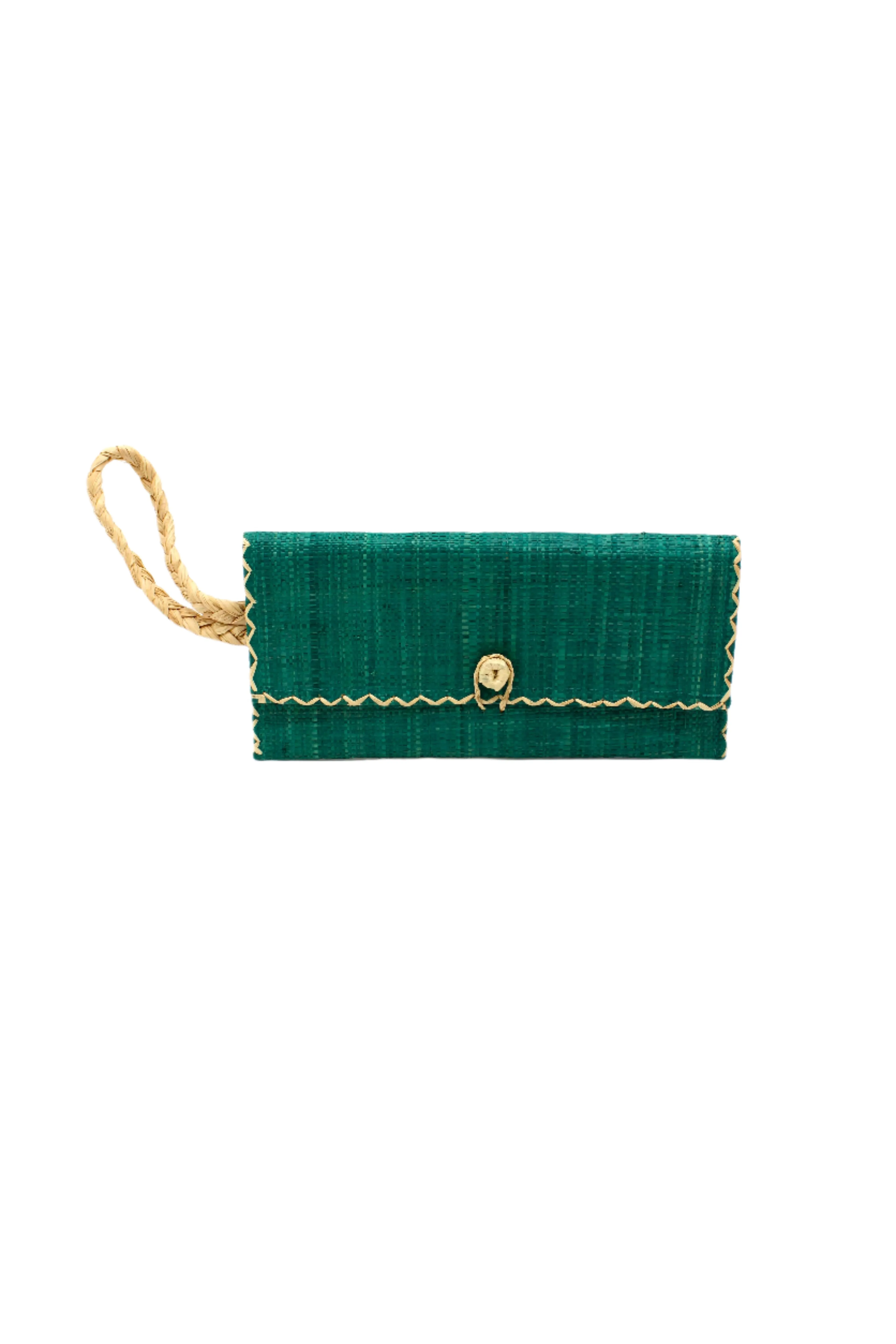 ChiChi Straw Clutch Wristlet Bag
