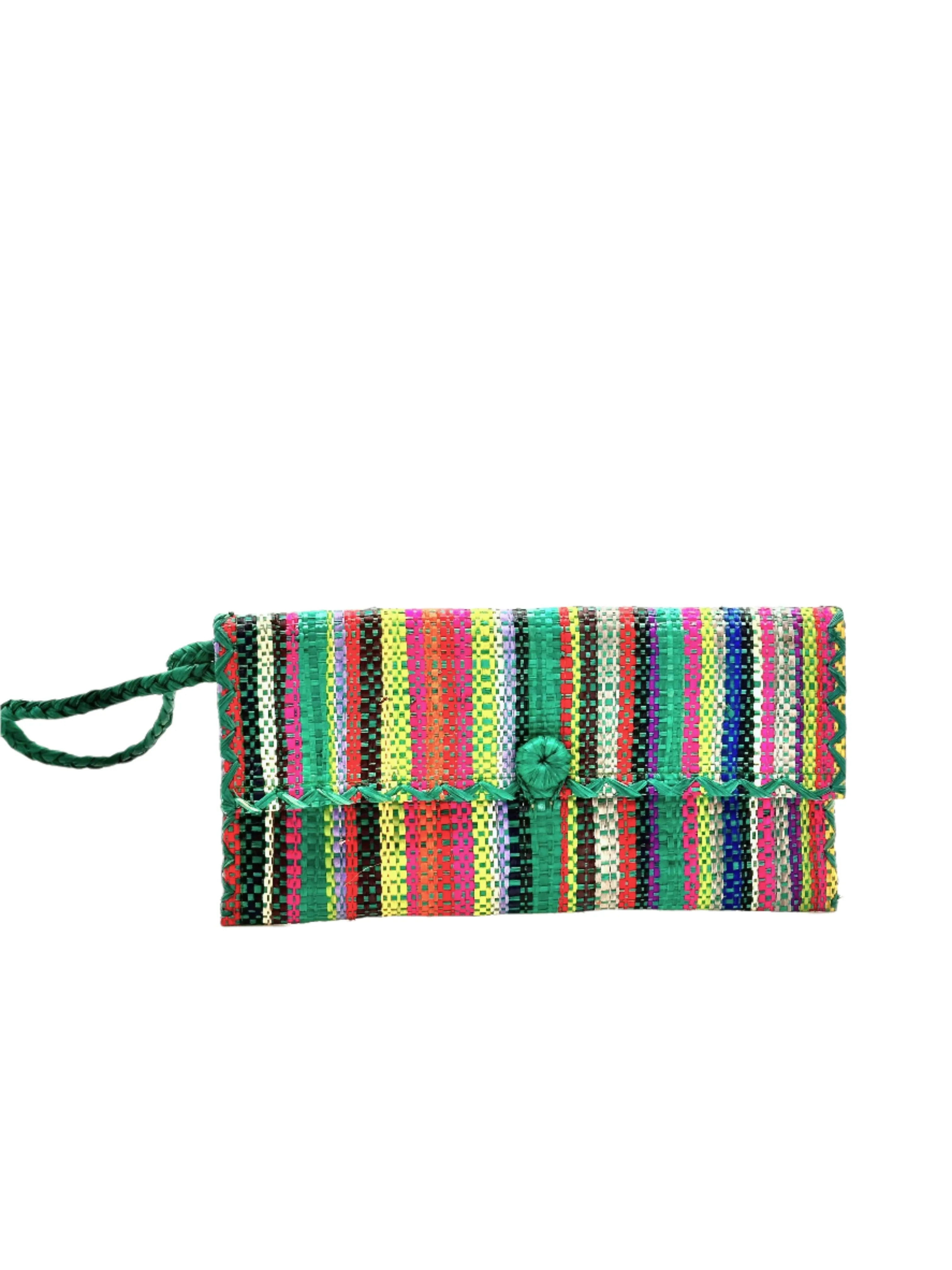 ChiChi Straw Clutch Wristlet Bag