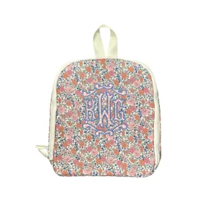 Coated Canvas Garden Floral Bring It Lunch Bag