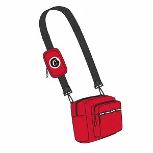 Cookies Charter Smell Proof Red Shoulder Bag