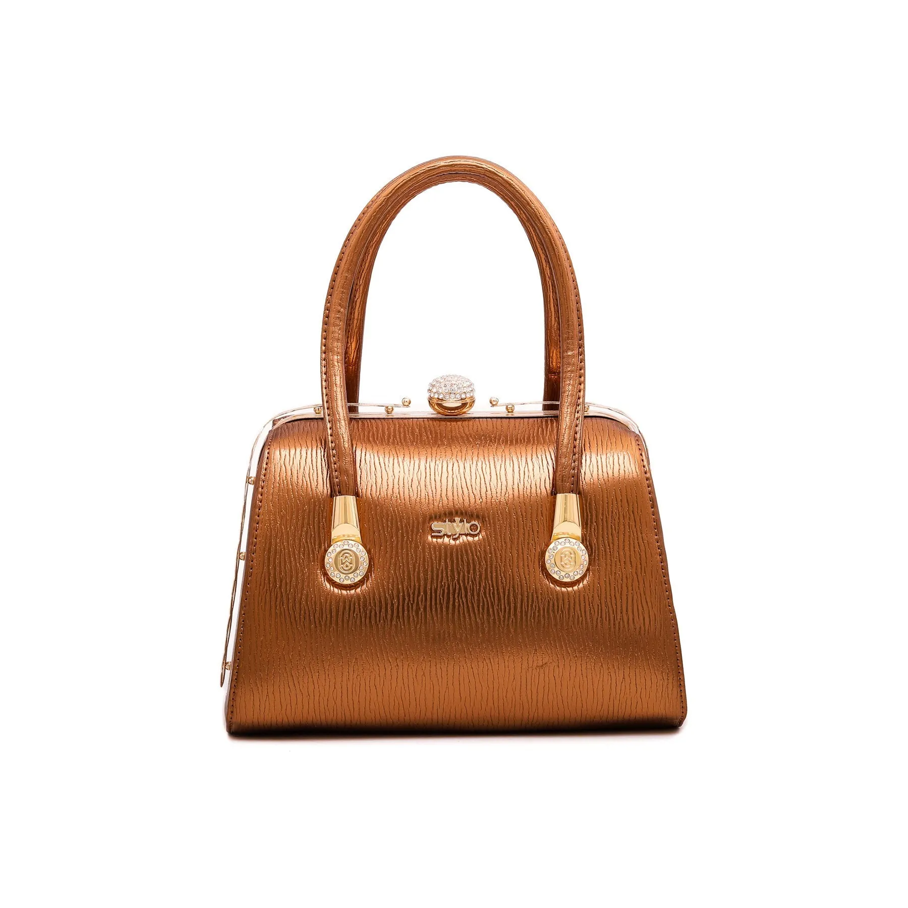 Copper Fancy Hand Bag P35843