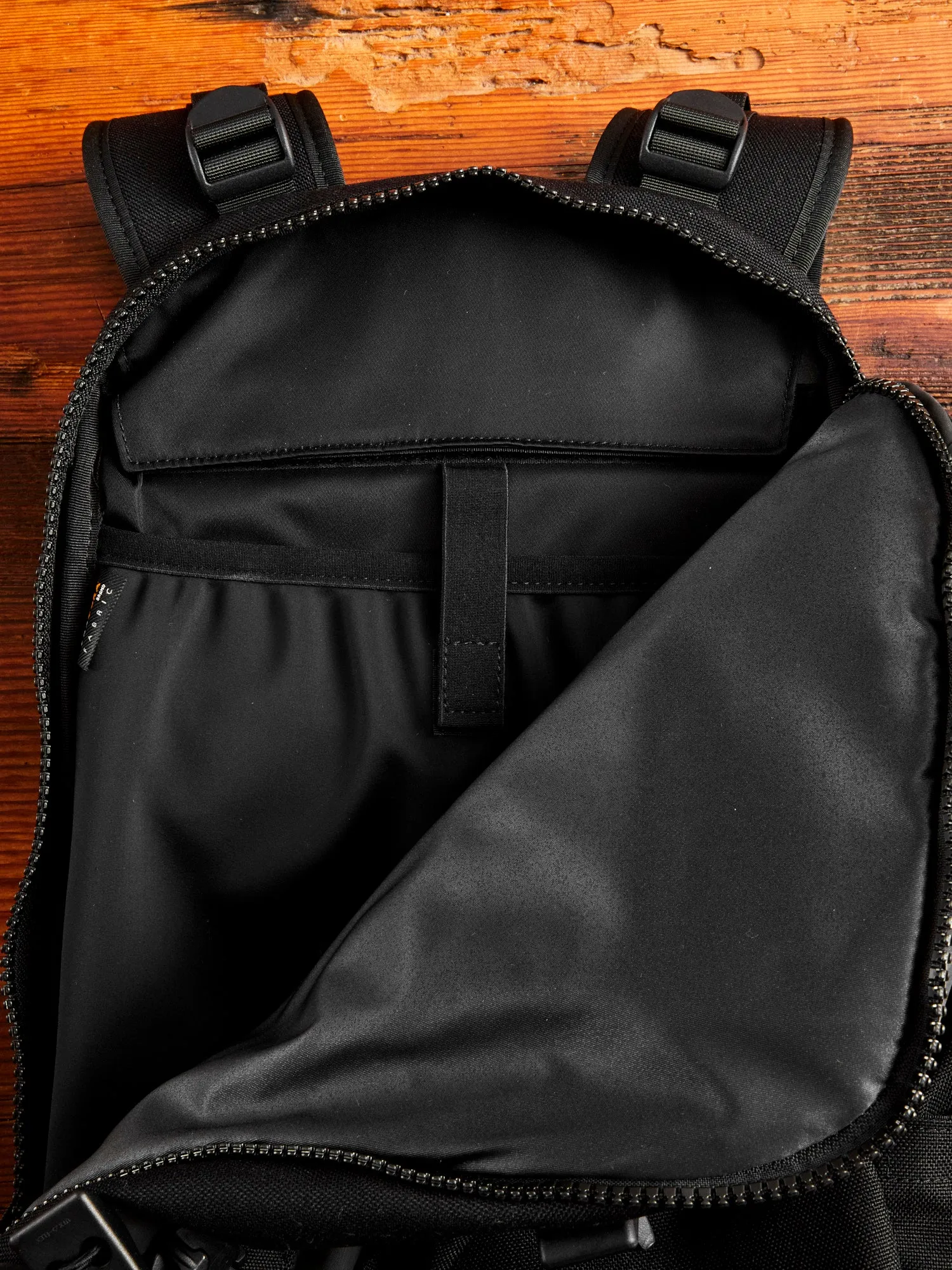 Cordura 20L Backpack in Black Lambskin