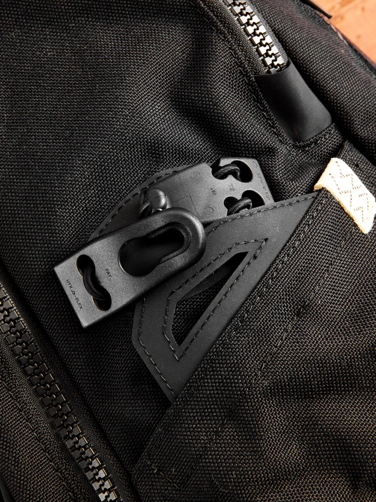 Cordura 20L Backpack in Black Lambskin