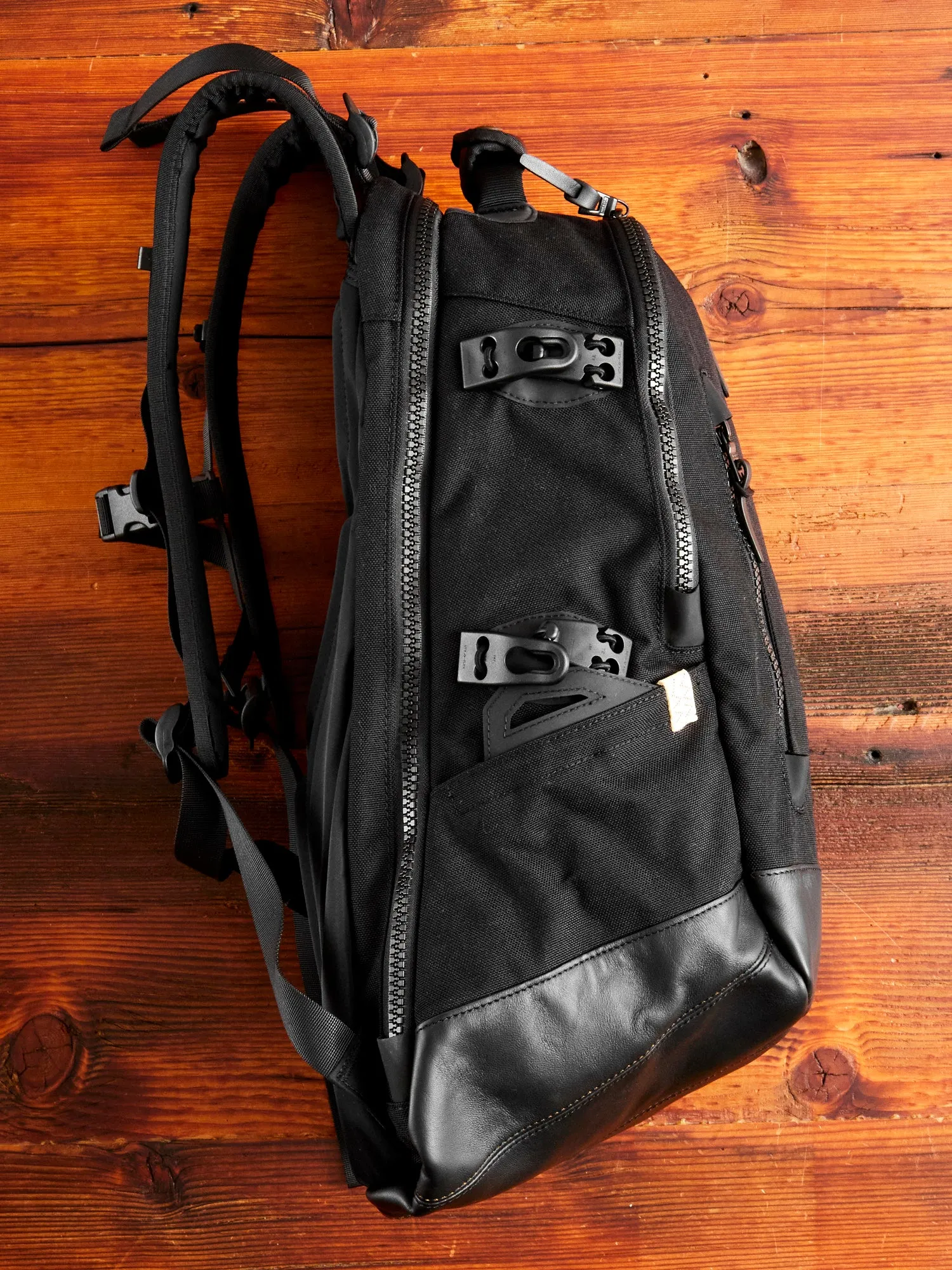 Cordura 20L Backpack in Black Lambskin