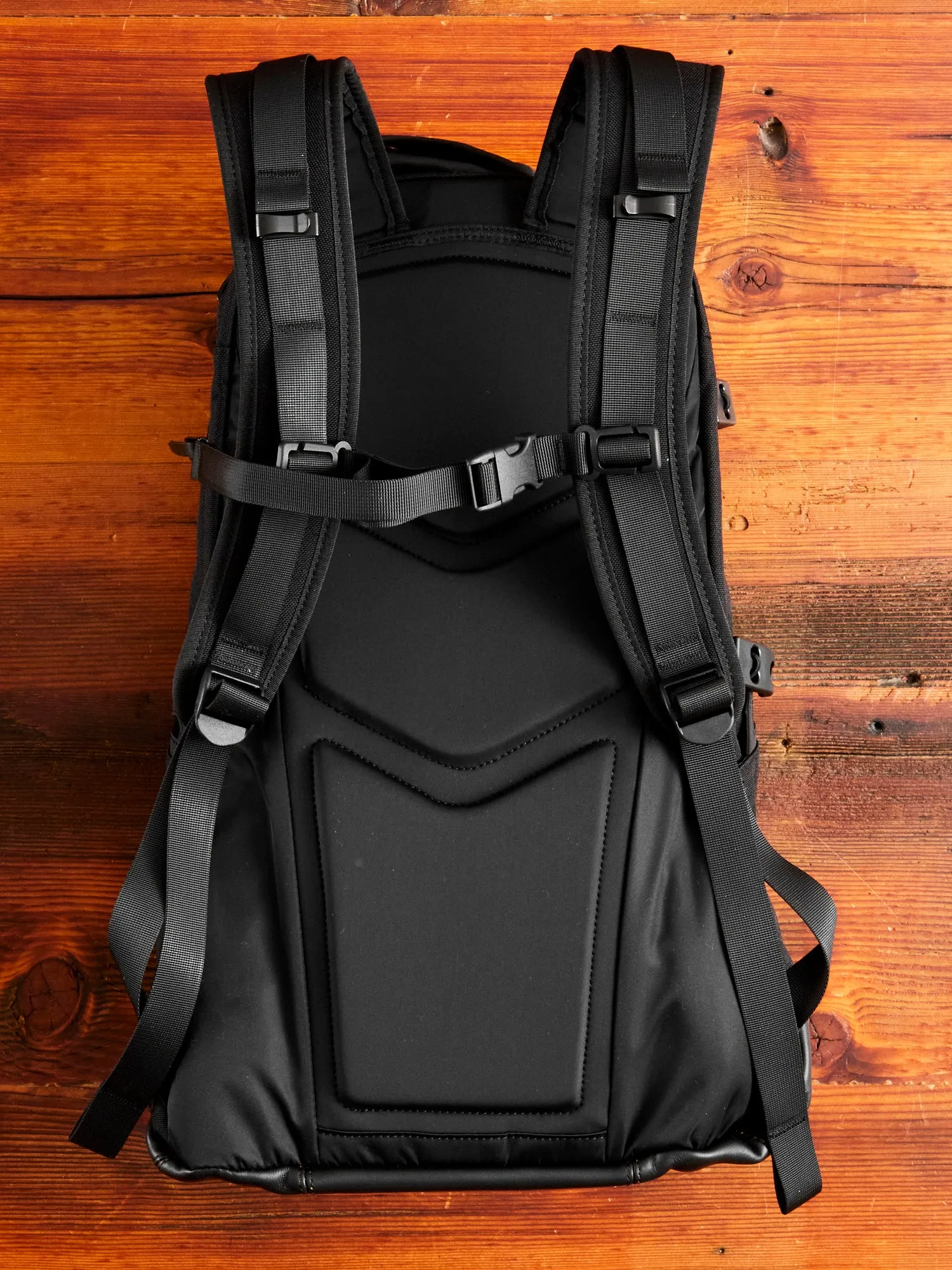 Cordura 20L Backpack in Black Lambskin
