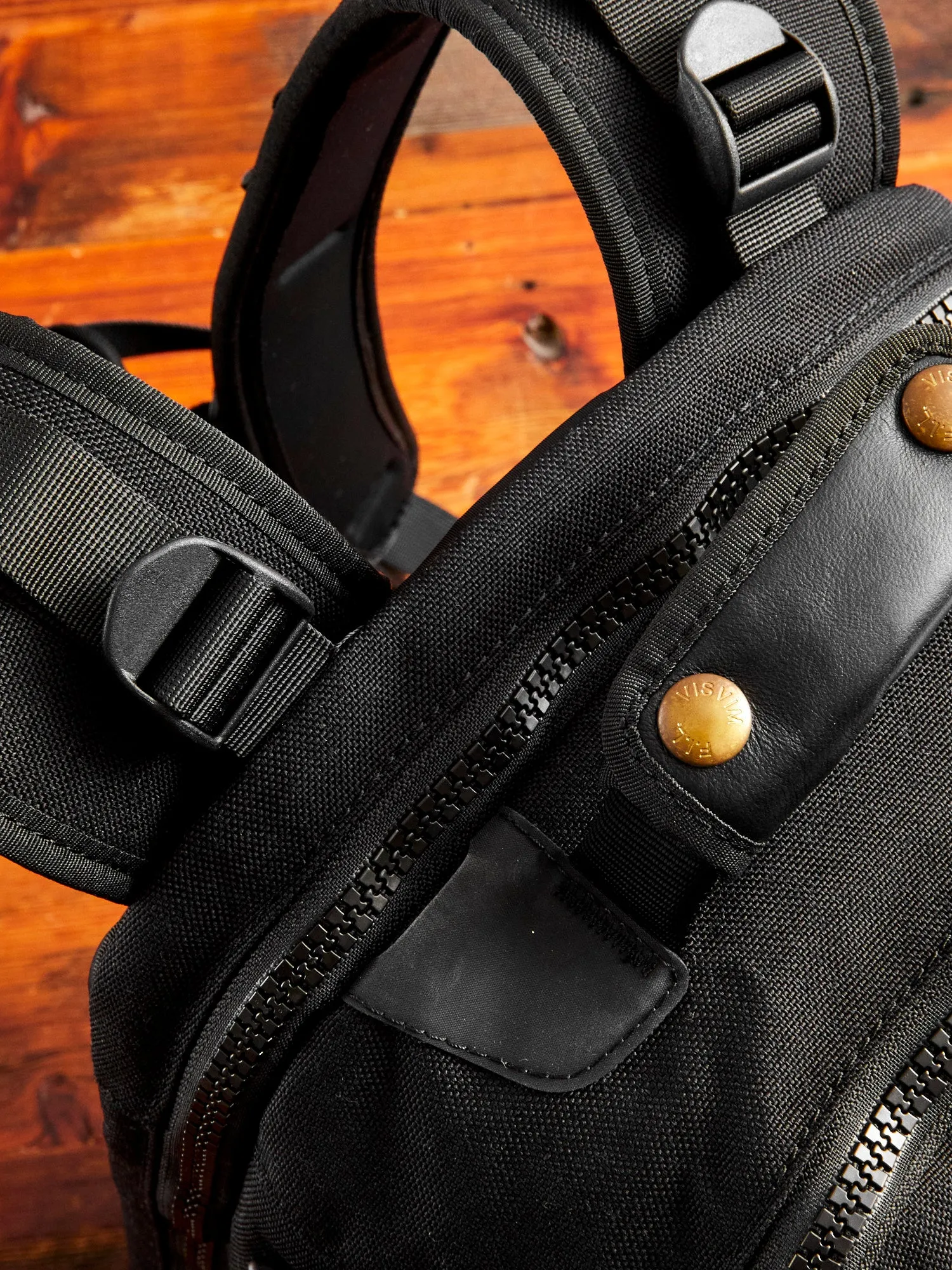 Cordura 20L Backpack in Black Lambskin