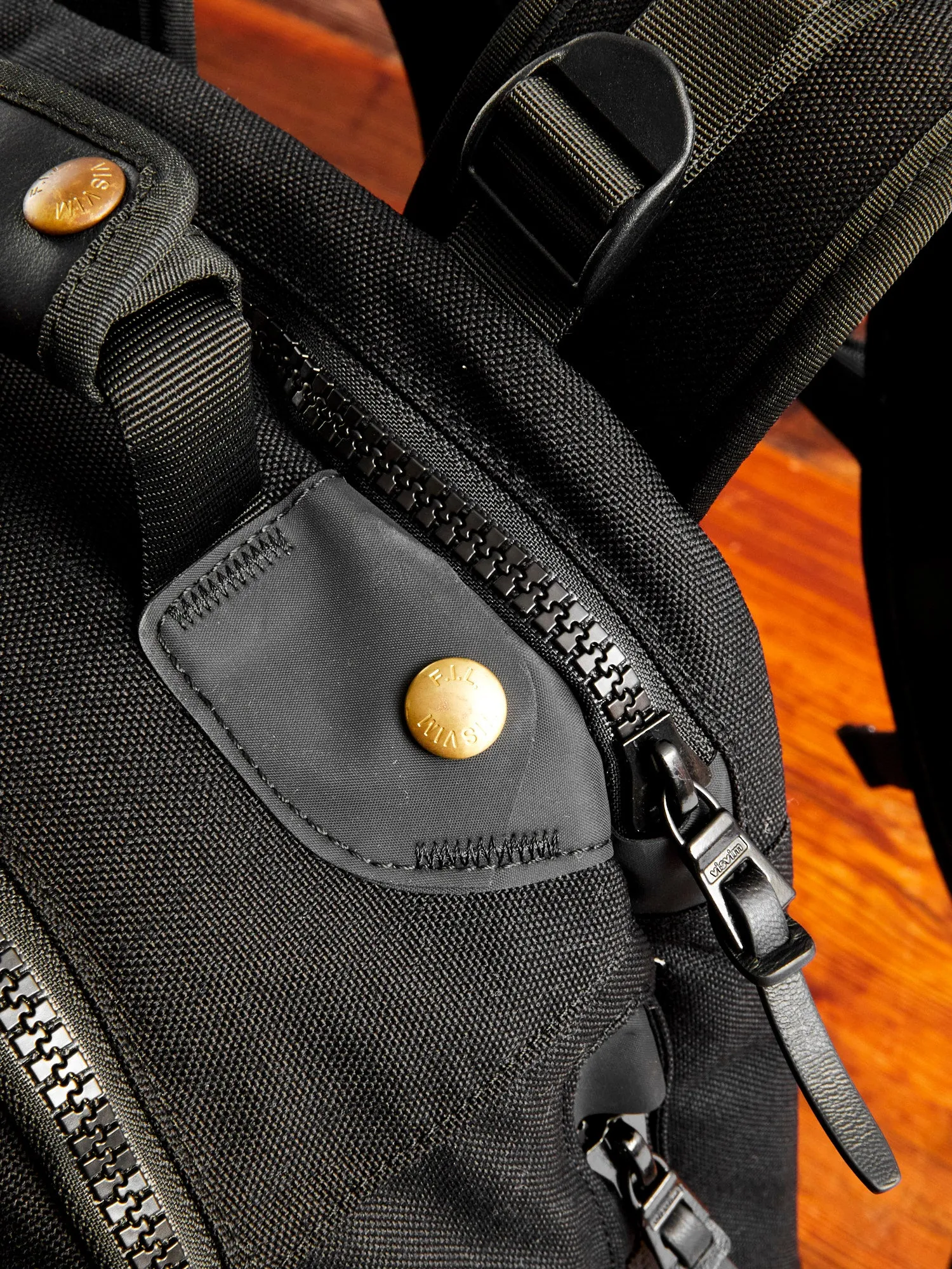 Cordura 20L Backpack in Black Lambskin