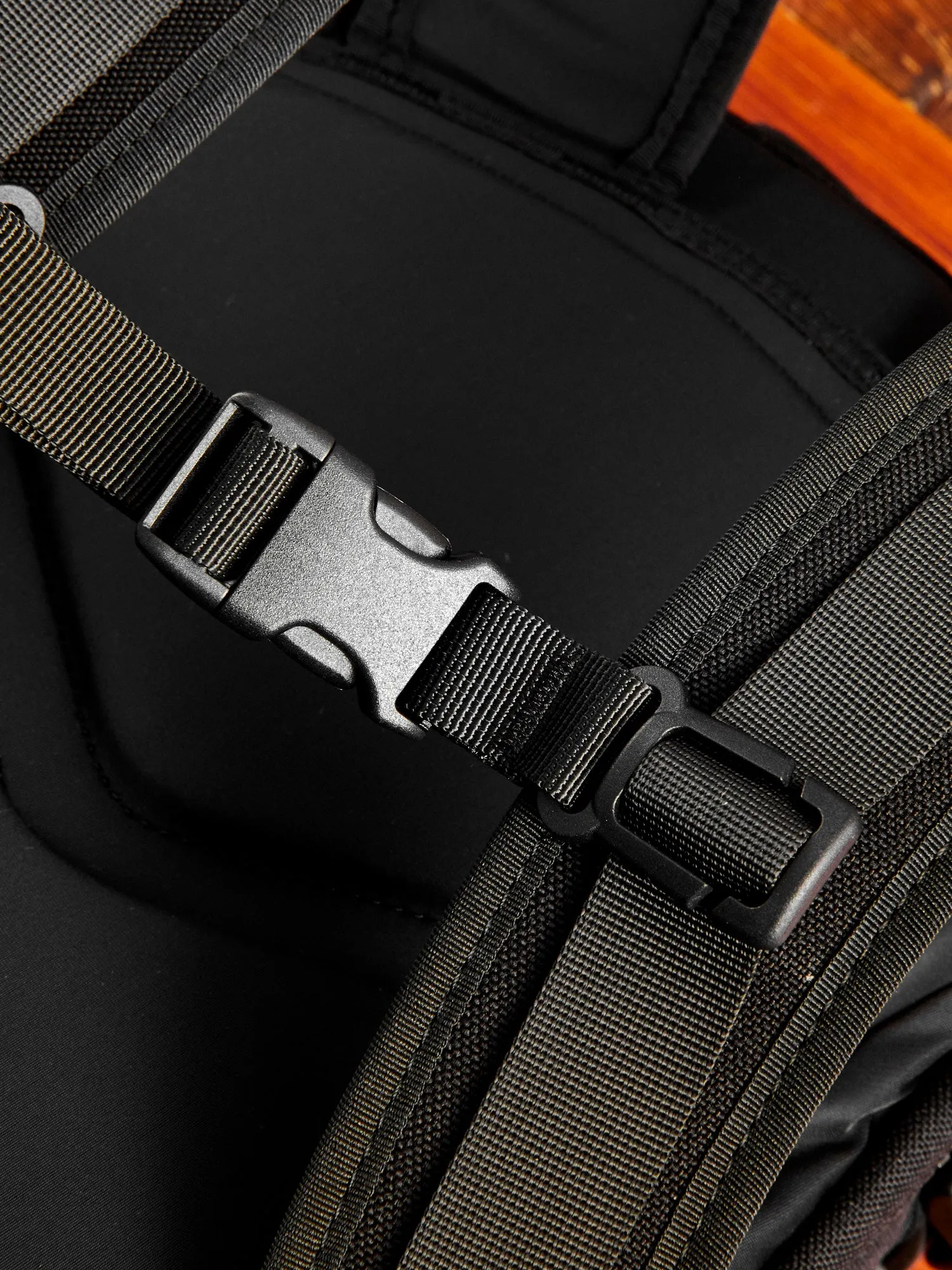 Cordura 20L Backpack in Black Lambskin