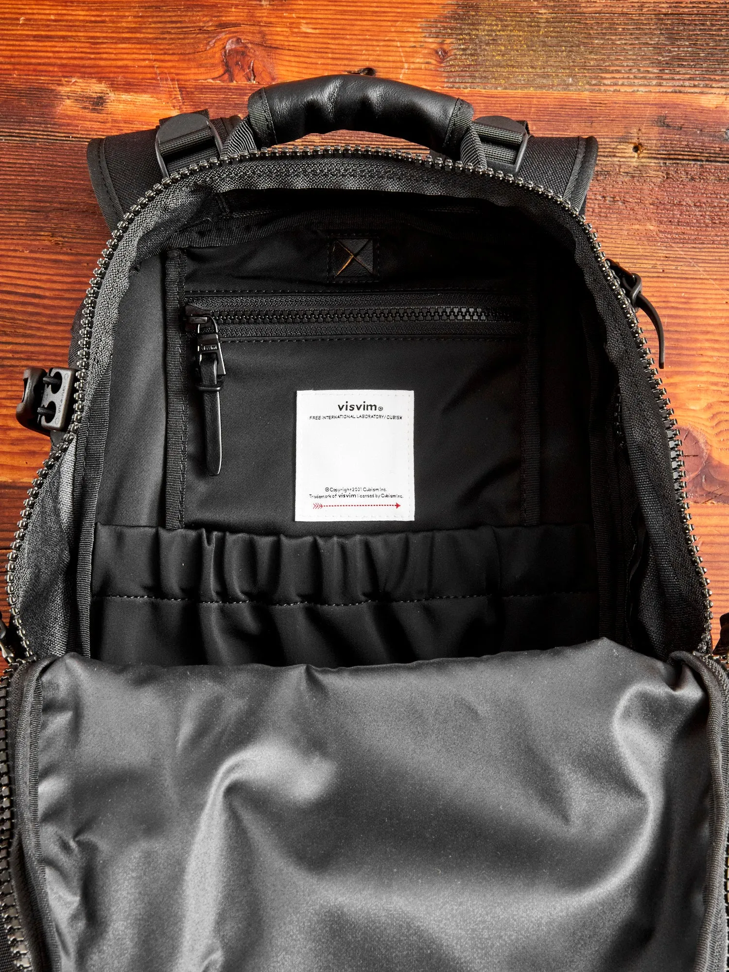 Cordura 20L Backpack in Black Lambskin