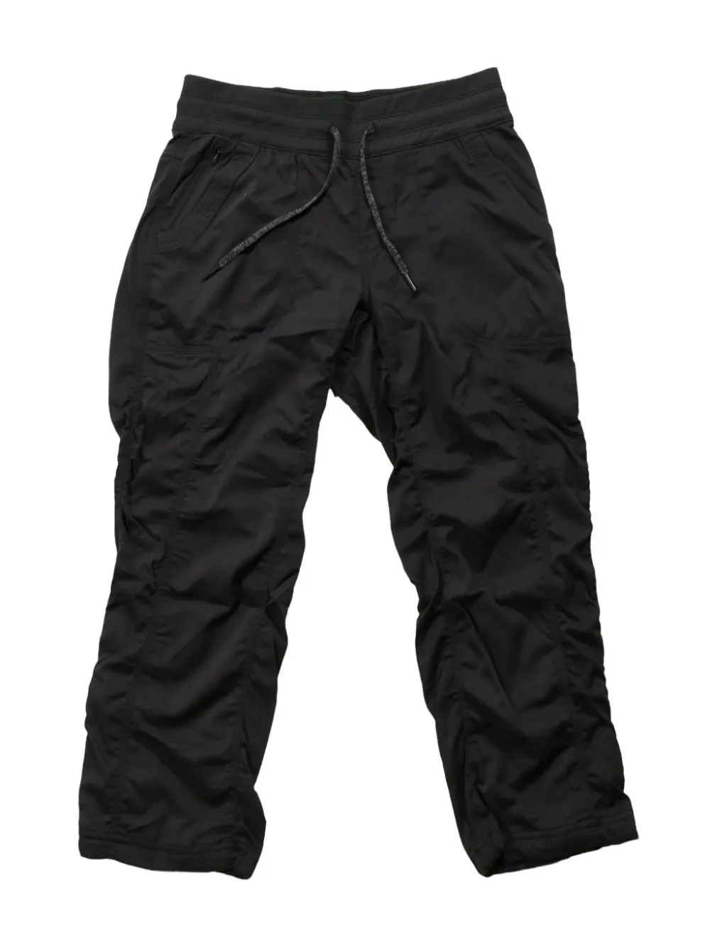 crinkled track pants