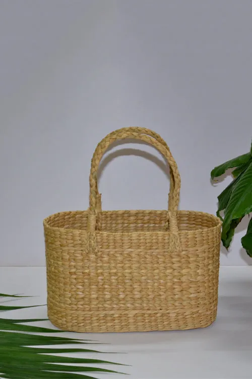 Dharini Kauna Oval Basket Bag