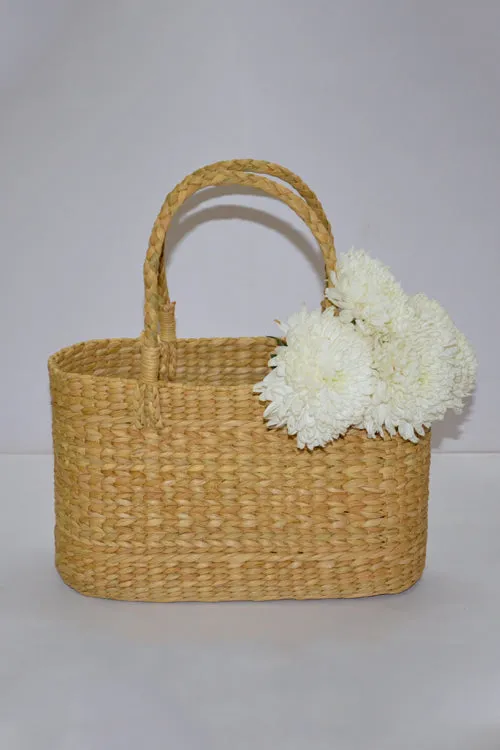 Dharini Kauna Oval Basket Bag