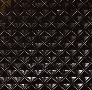 Diamond Embossed PVC Luxury Crafting Clutch Material