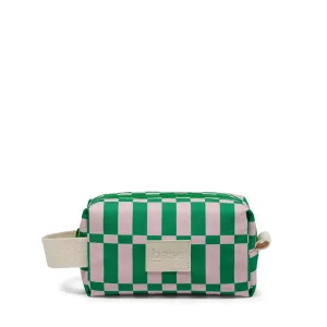Ditty Coast Toiletry Bag - Apple/Soft Pink Check