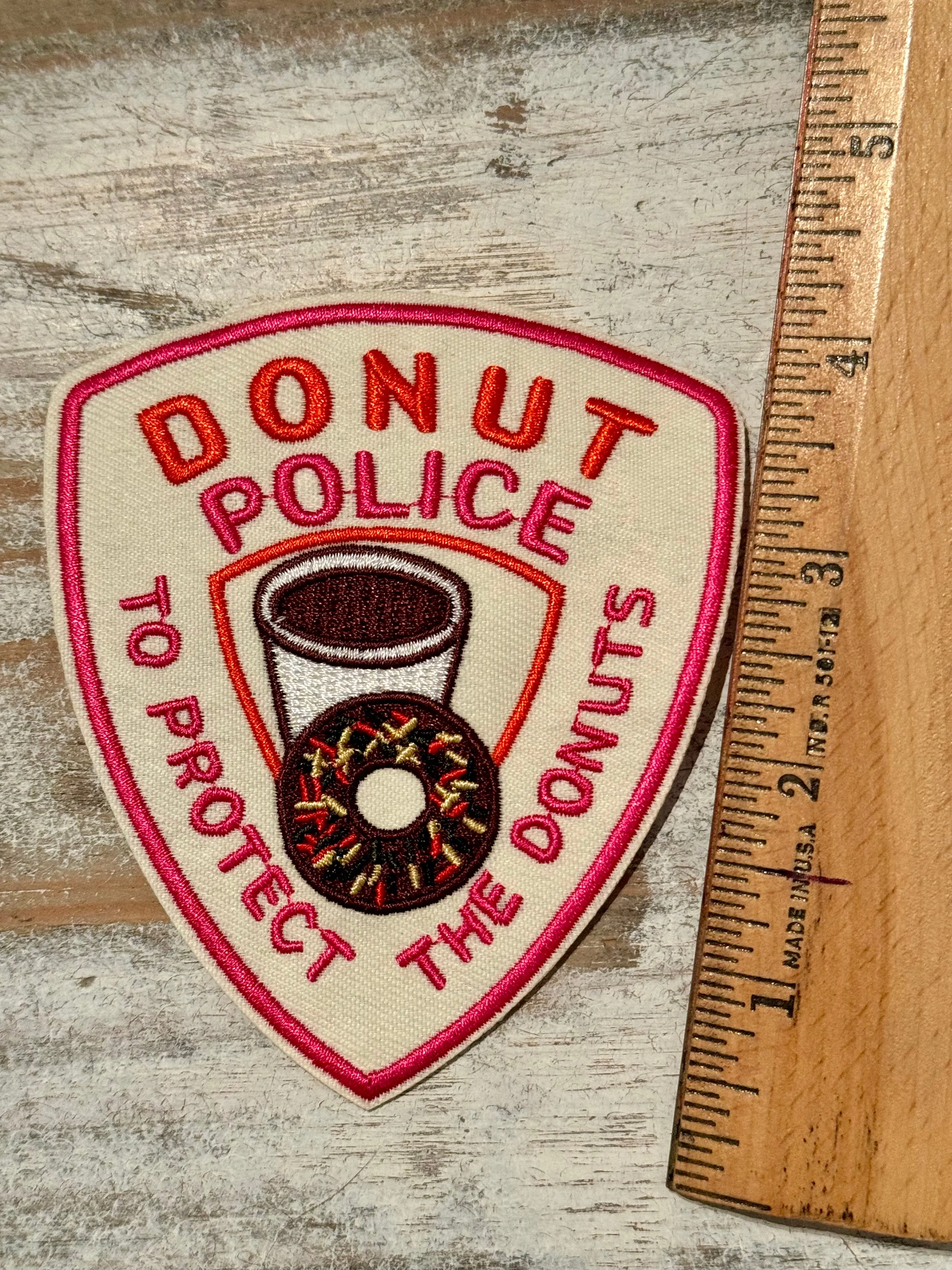Donut Themed Iron On Patches