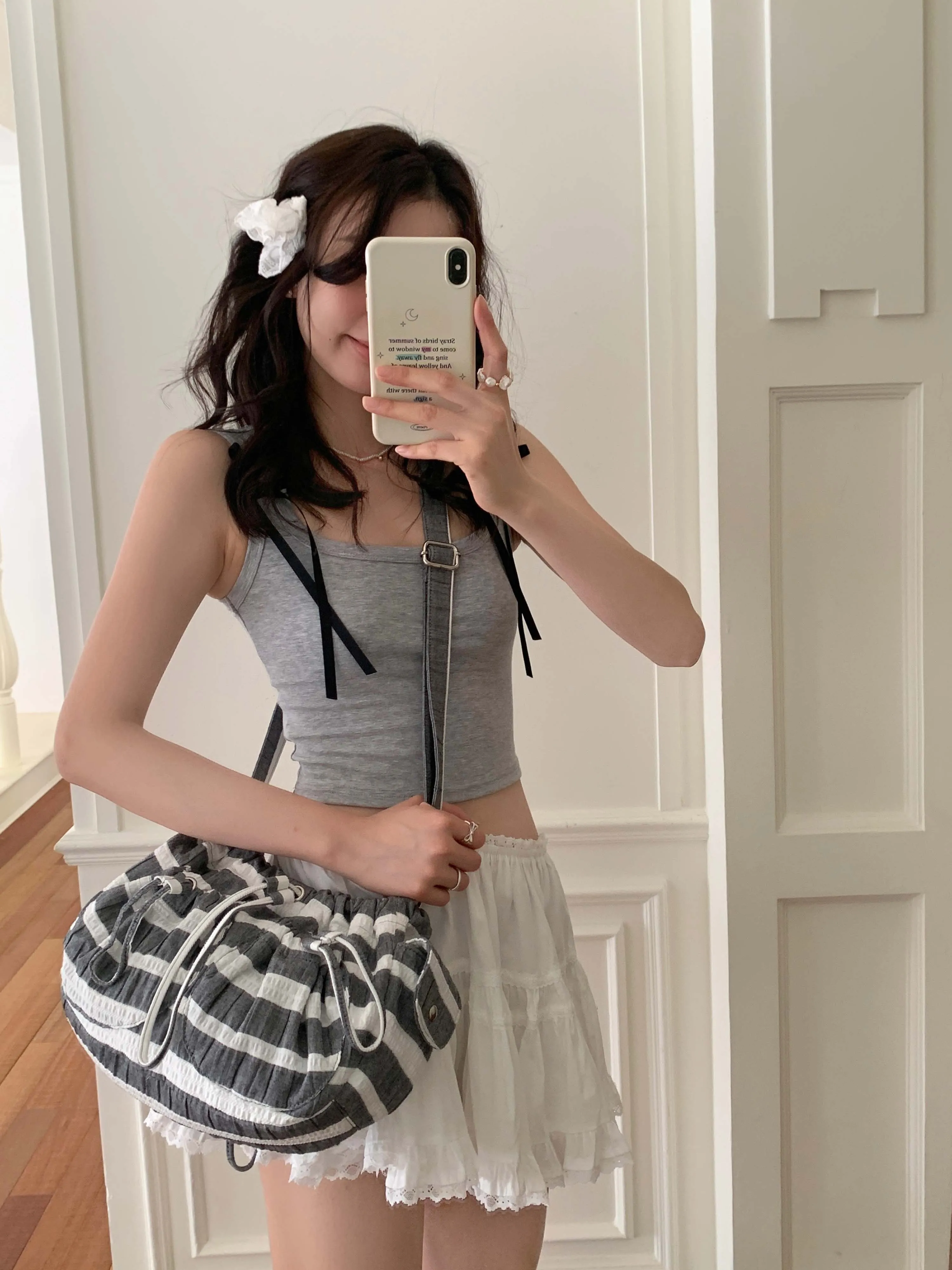 [EM] Toast Cream Puff Collection STRIPE DARK GREY