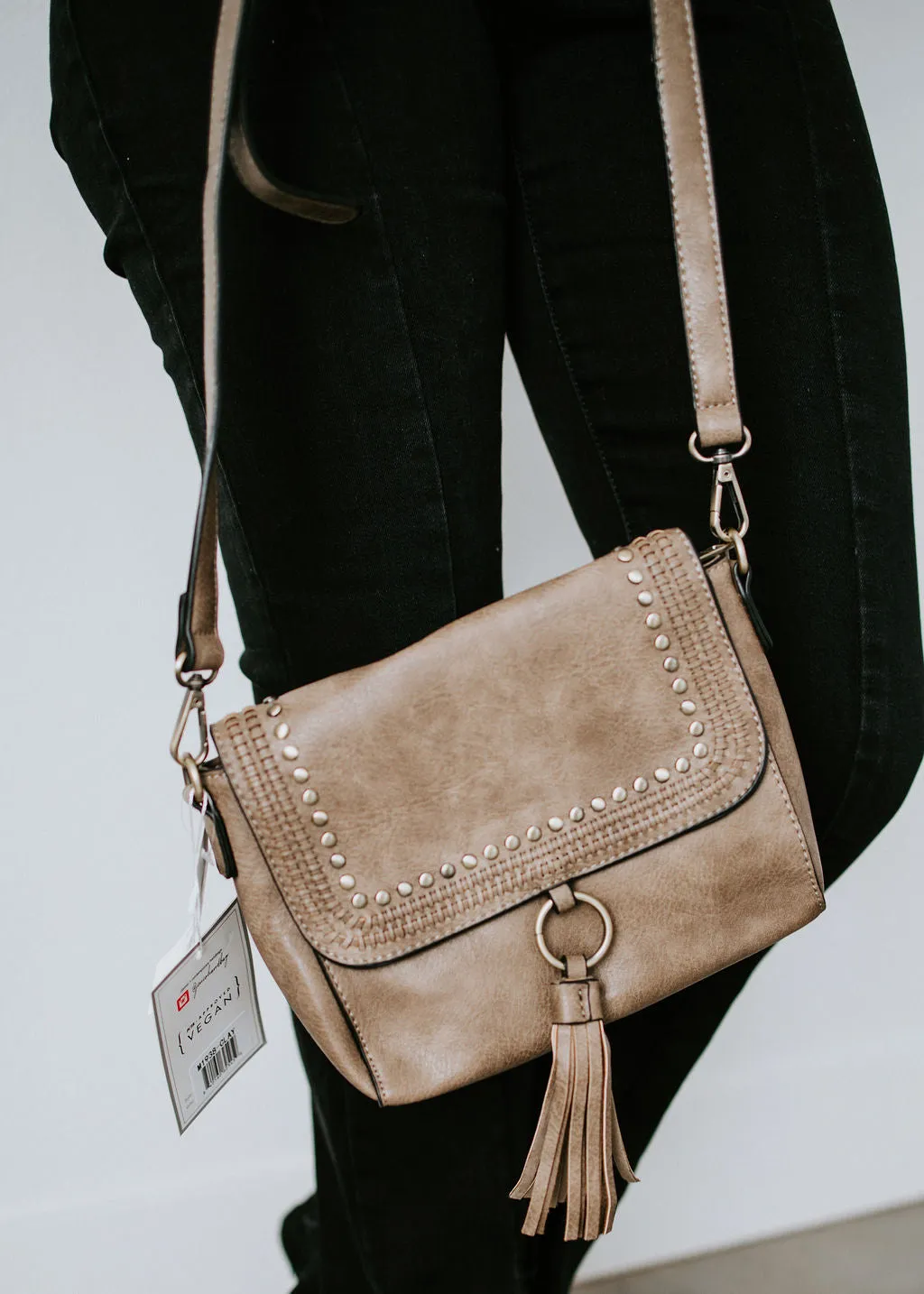 Emmie Studded Crossbody Bag