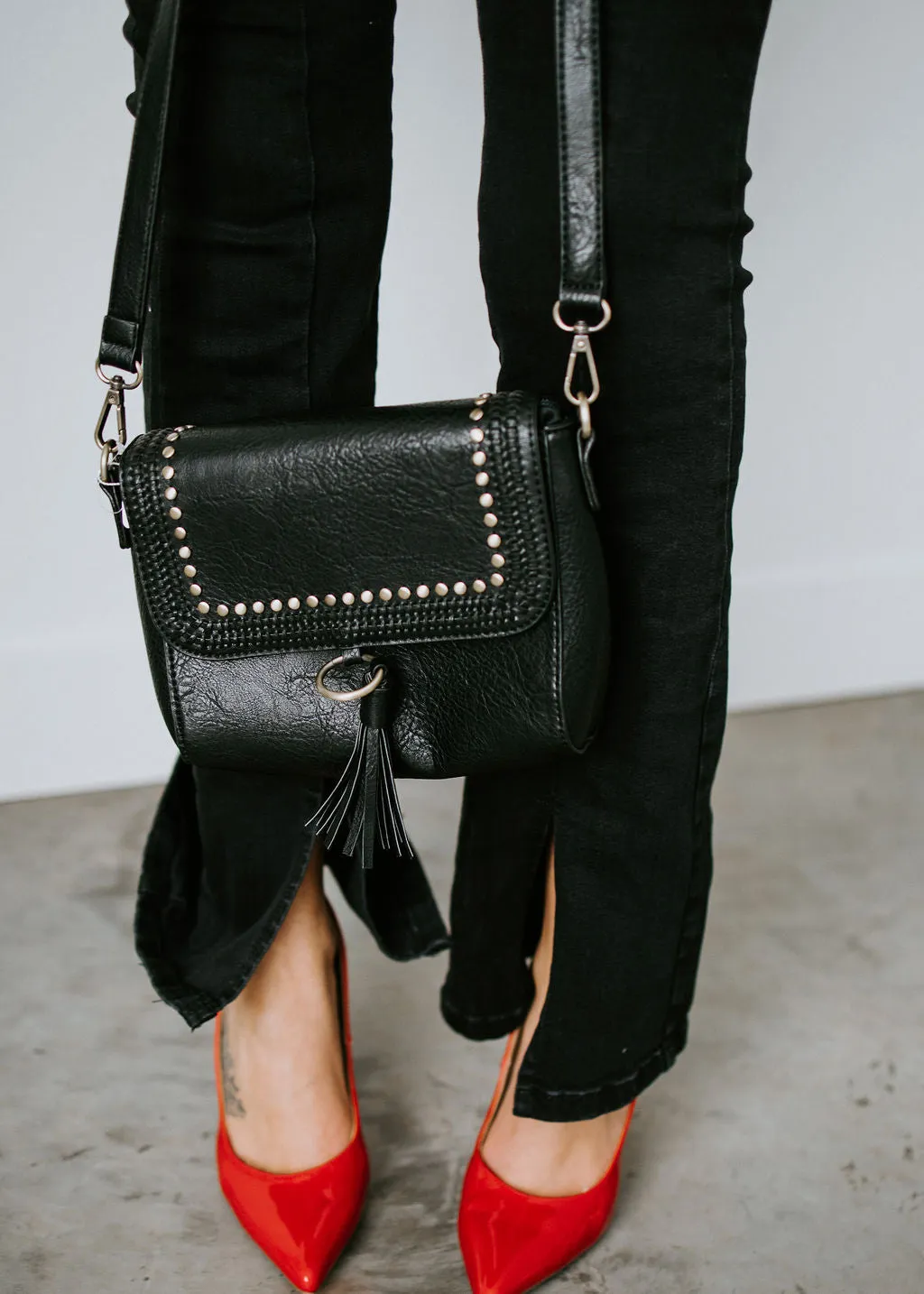 Emmie Studded Crossbody Bag
