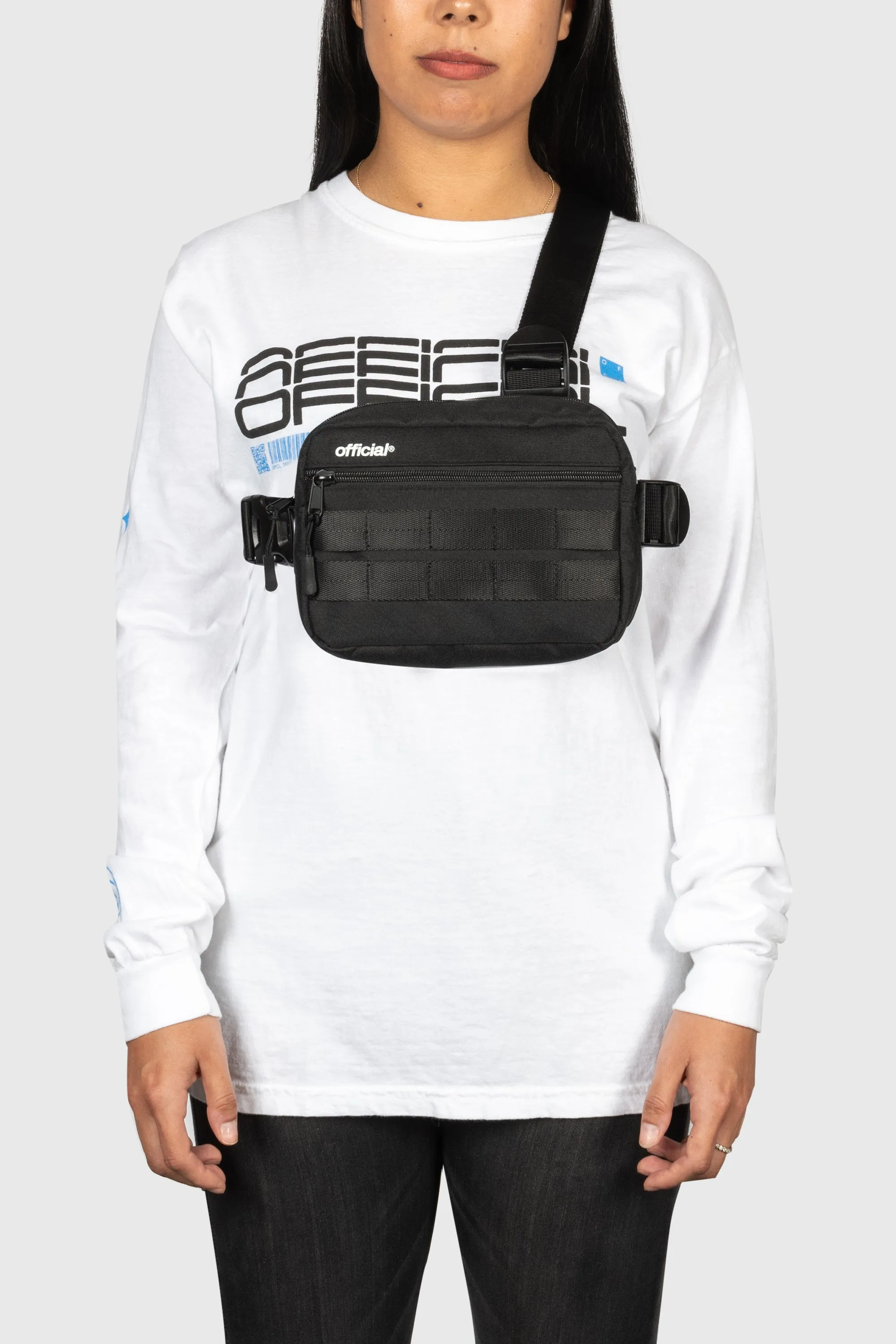 Essential Tri-Strap Chest Bag (Black)