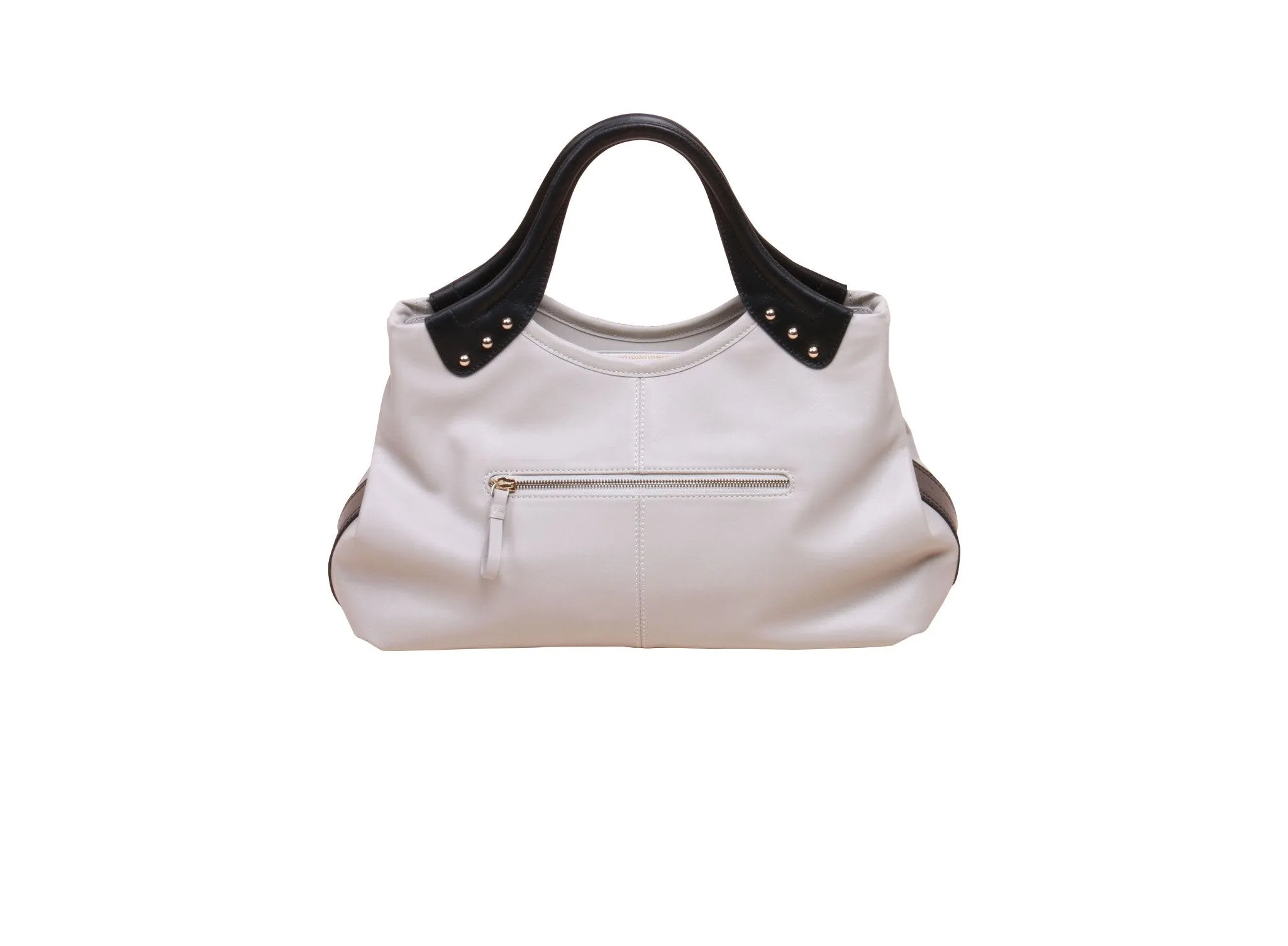 Feather White Tote